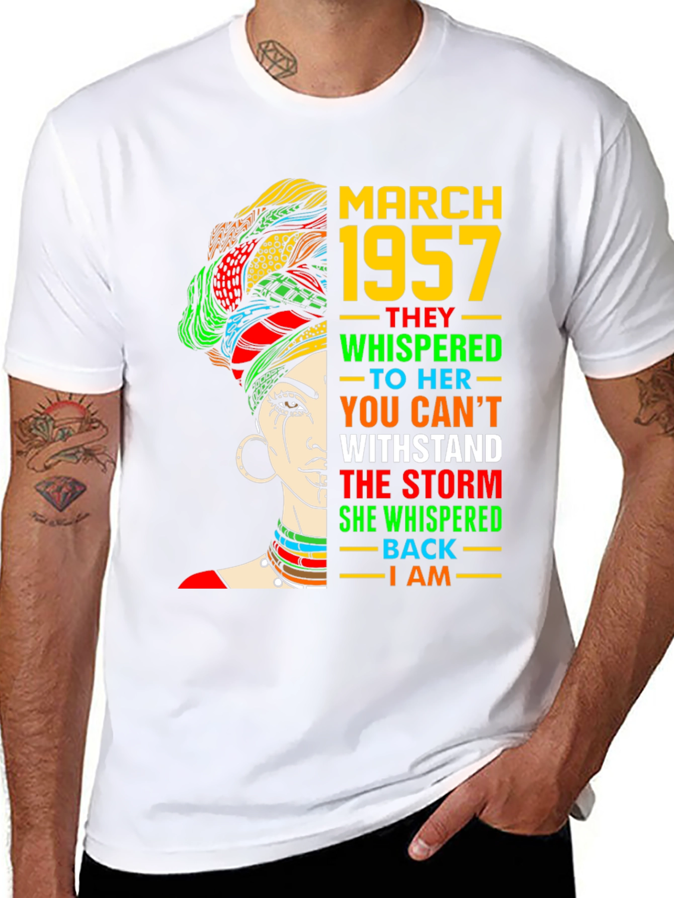 March 1957 Queen T-Shirt - Black History Month