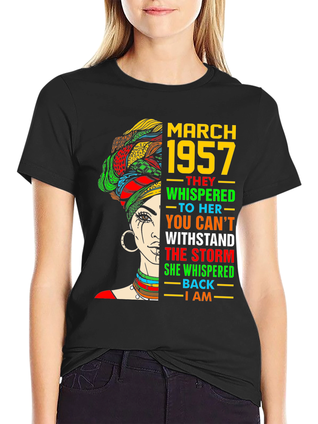 March 1957 Queen T-Shirt - Black History Month