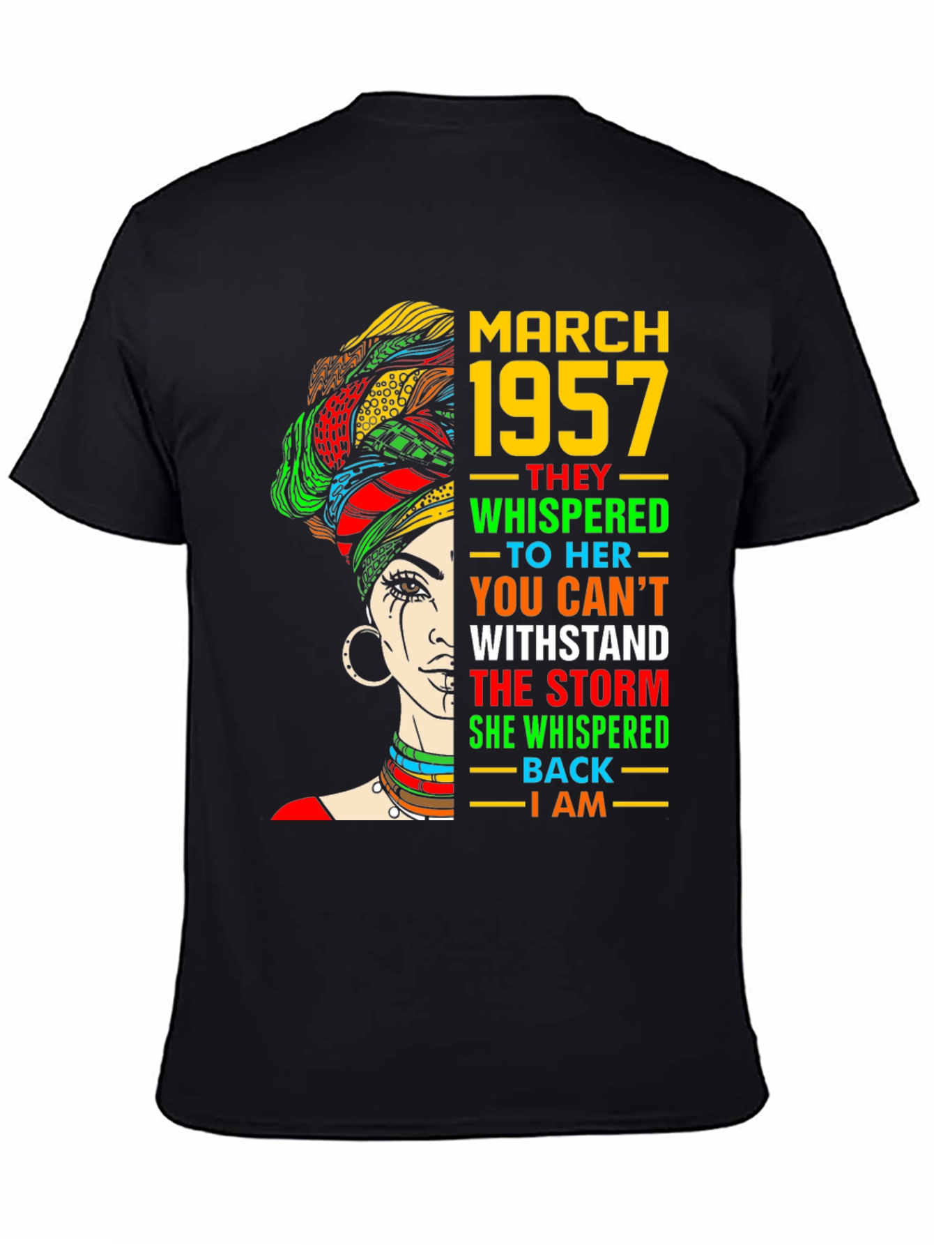 March 1957 Queen T-Shirt - Black History Month