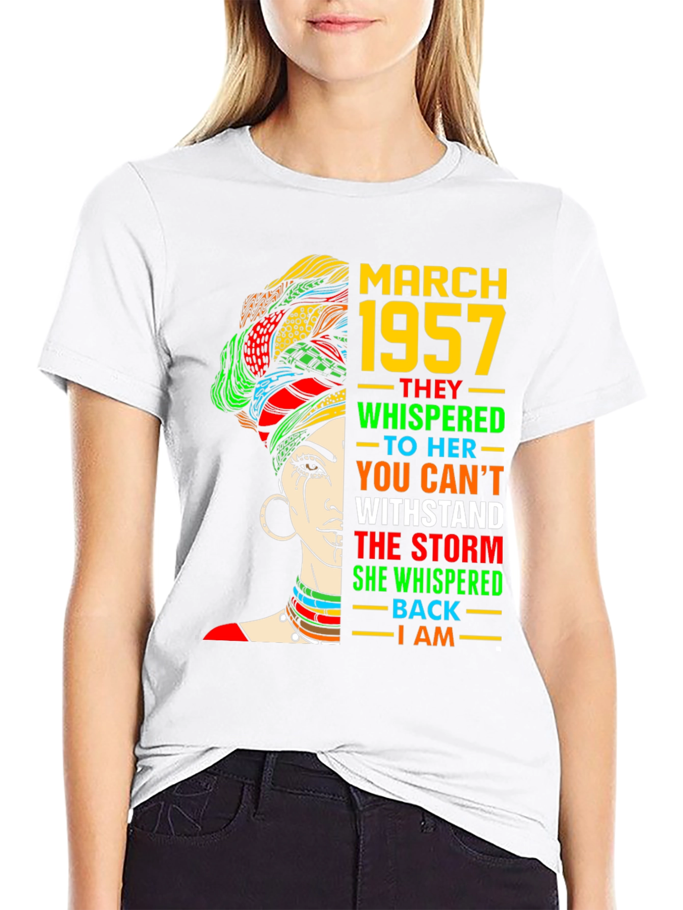 March 1957 Queen T-Shirt - Black History Month