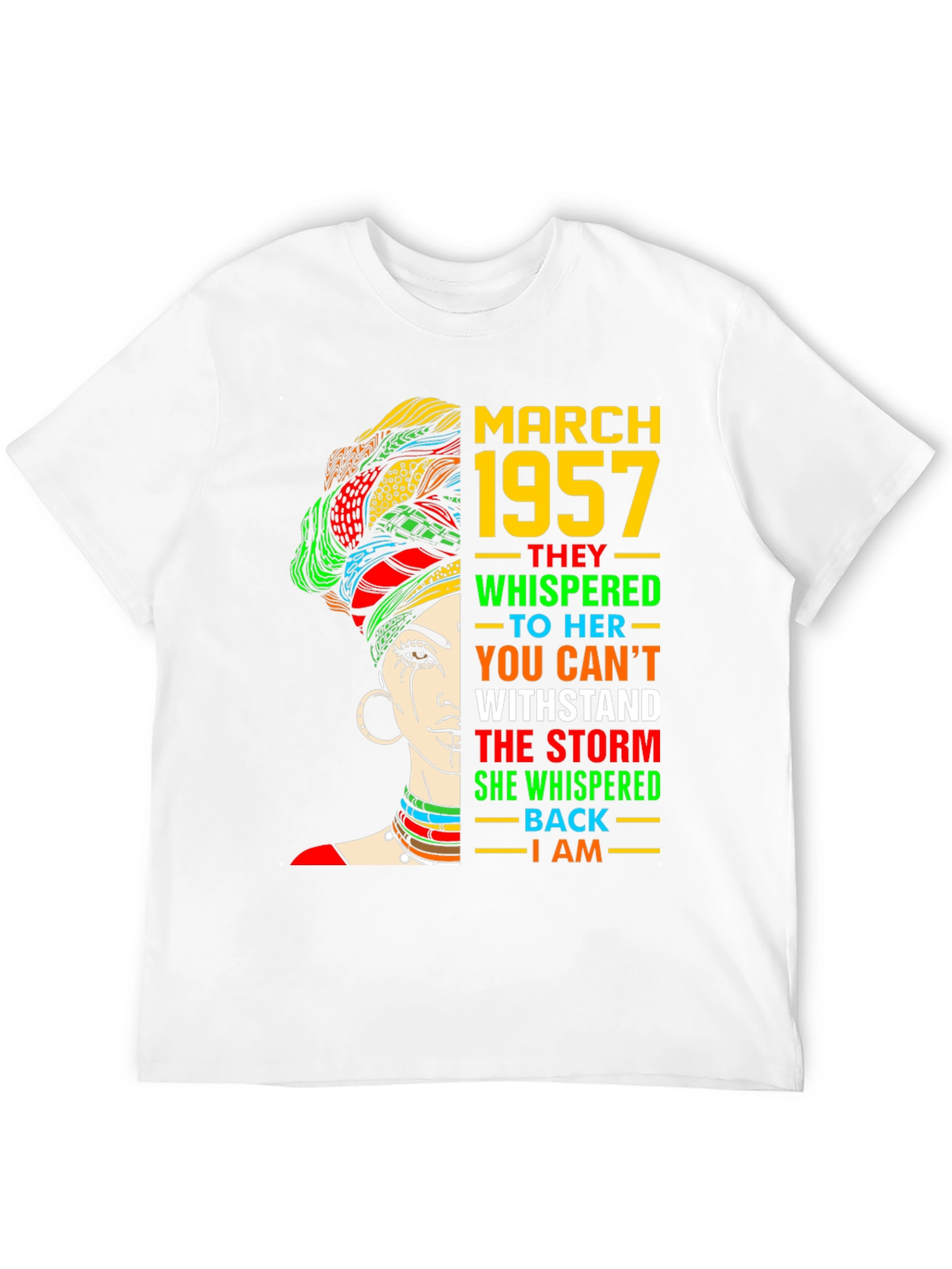 March 1957 Queen T-Shirt - Black History Month