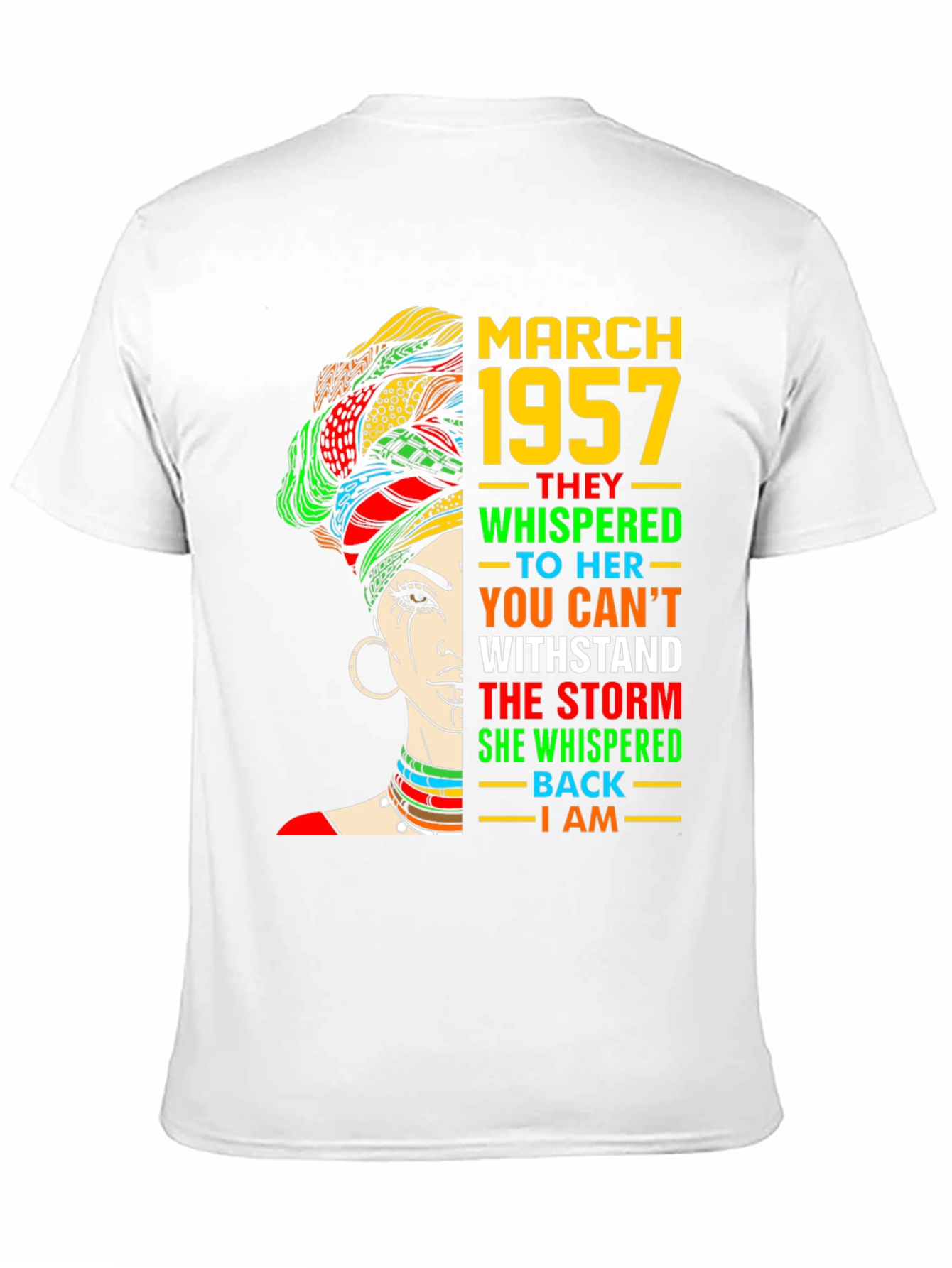 March 1957 Queen T-Shirt - Black History Month