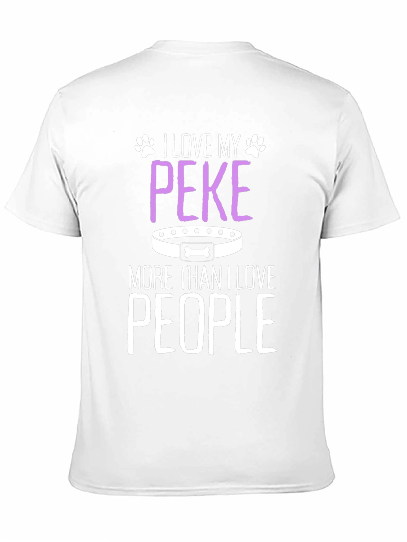 I Love My Peke T-Shirt - Dog Lover Tee