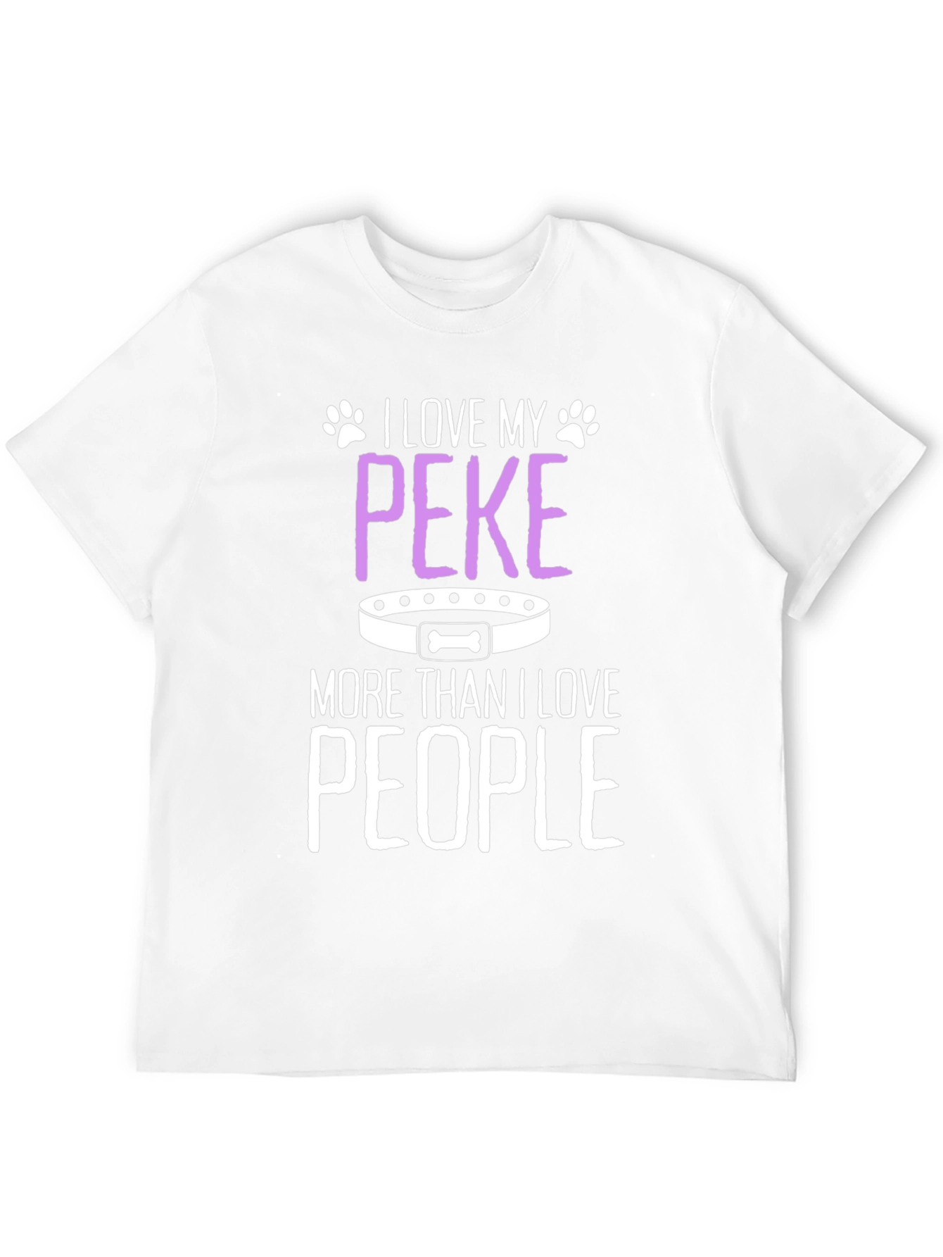 I Love My Peke T-Shirt - Dog Lover Tee
