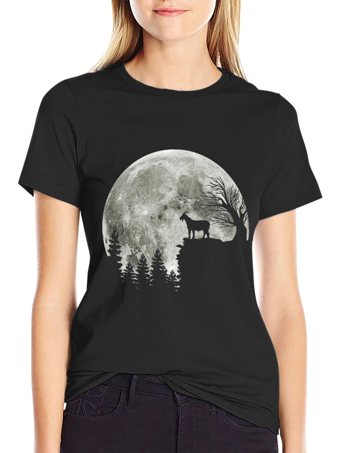 Goat Moon Graphic Tee