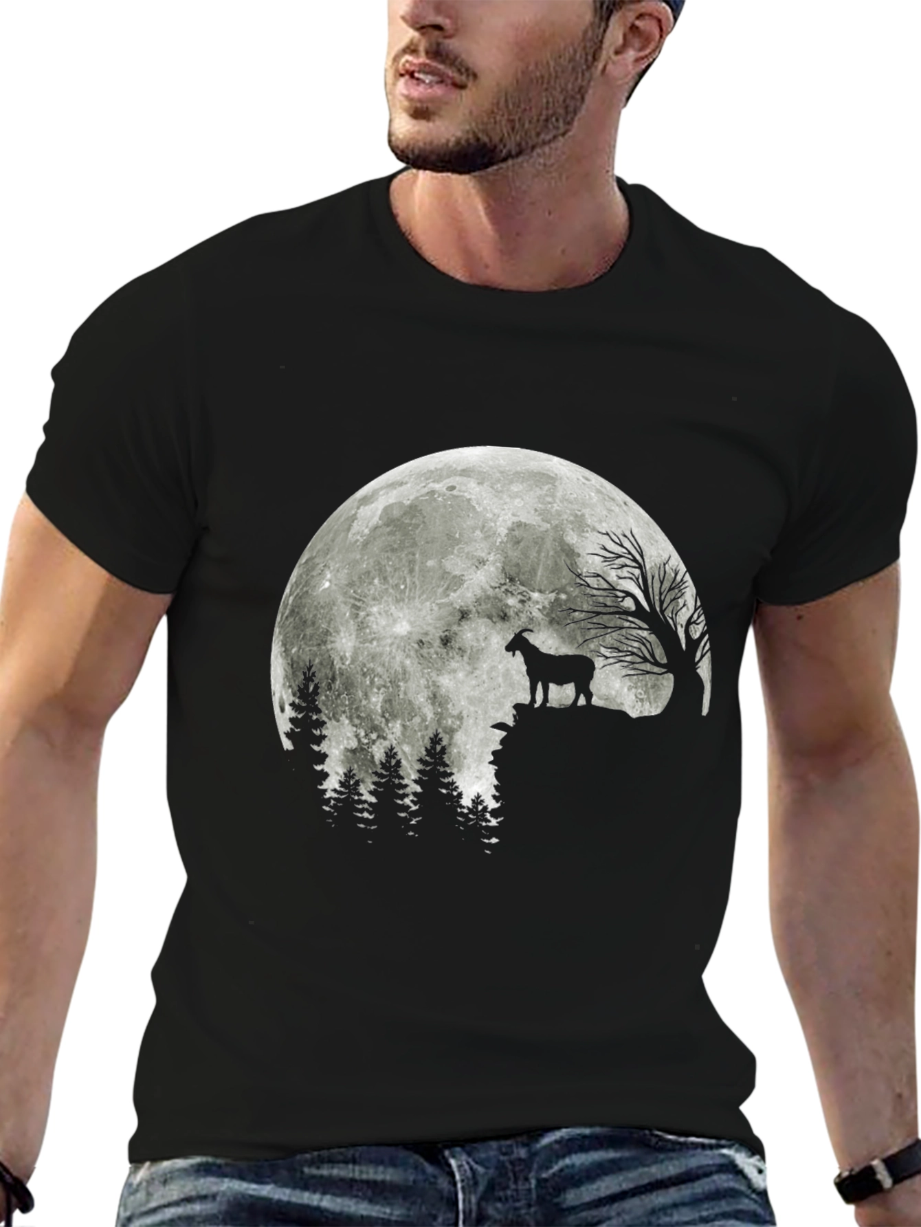 Goat Moon Graphic Tee
