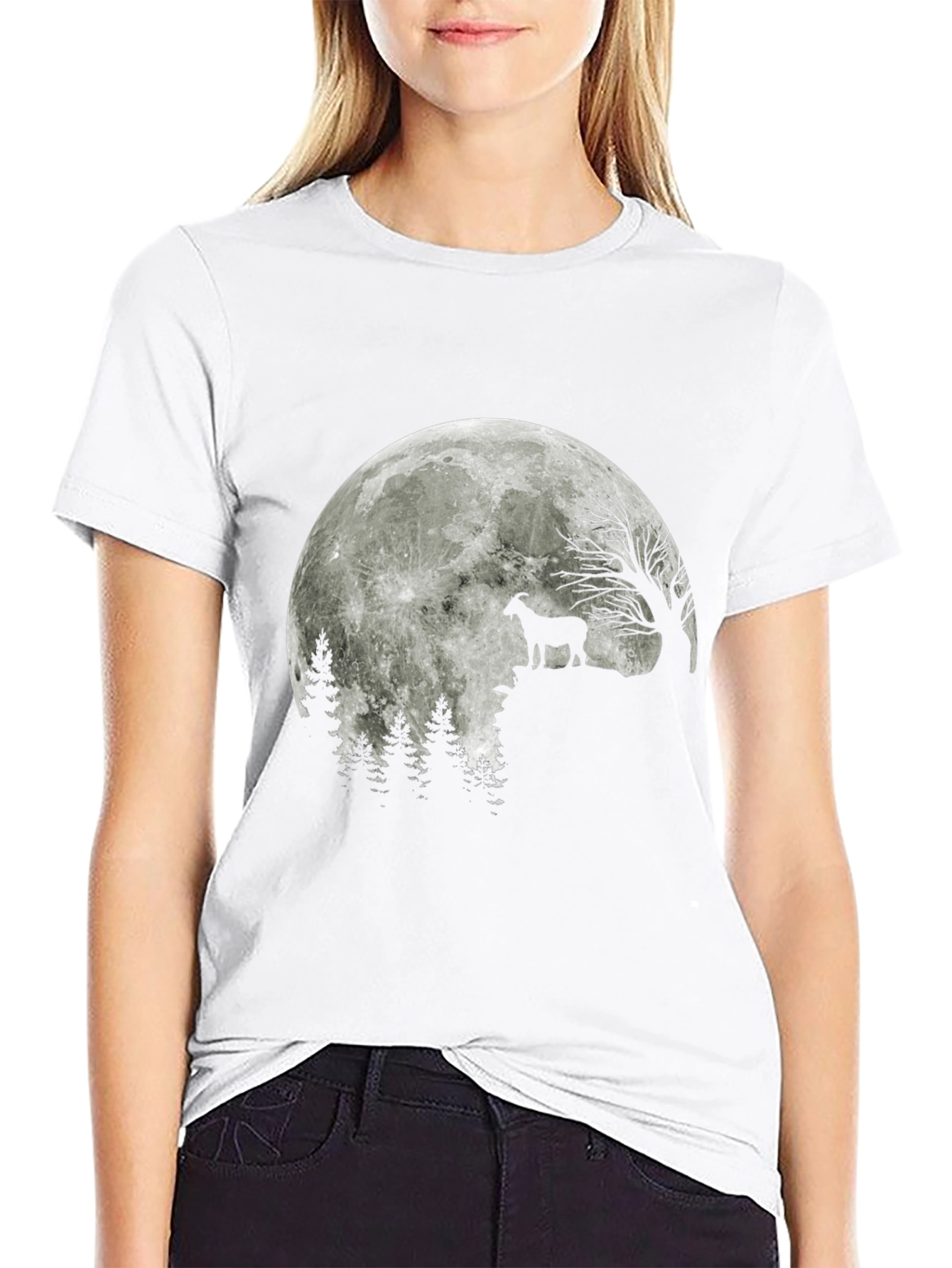 Goat Moon Graphic Tee