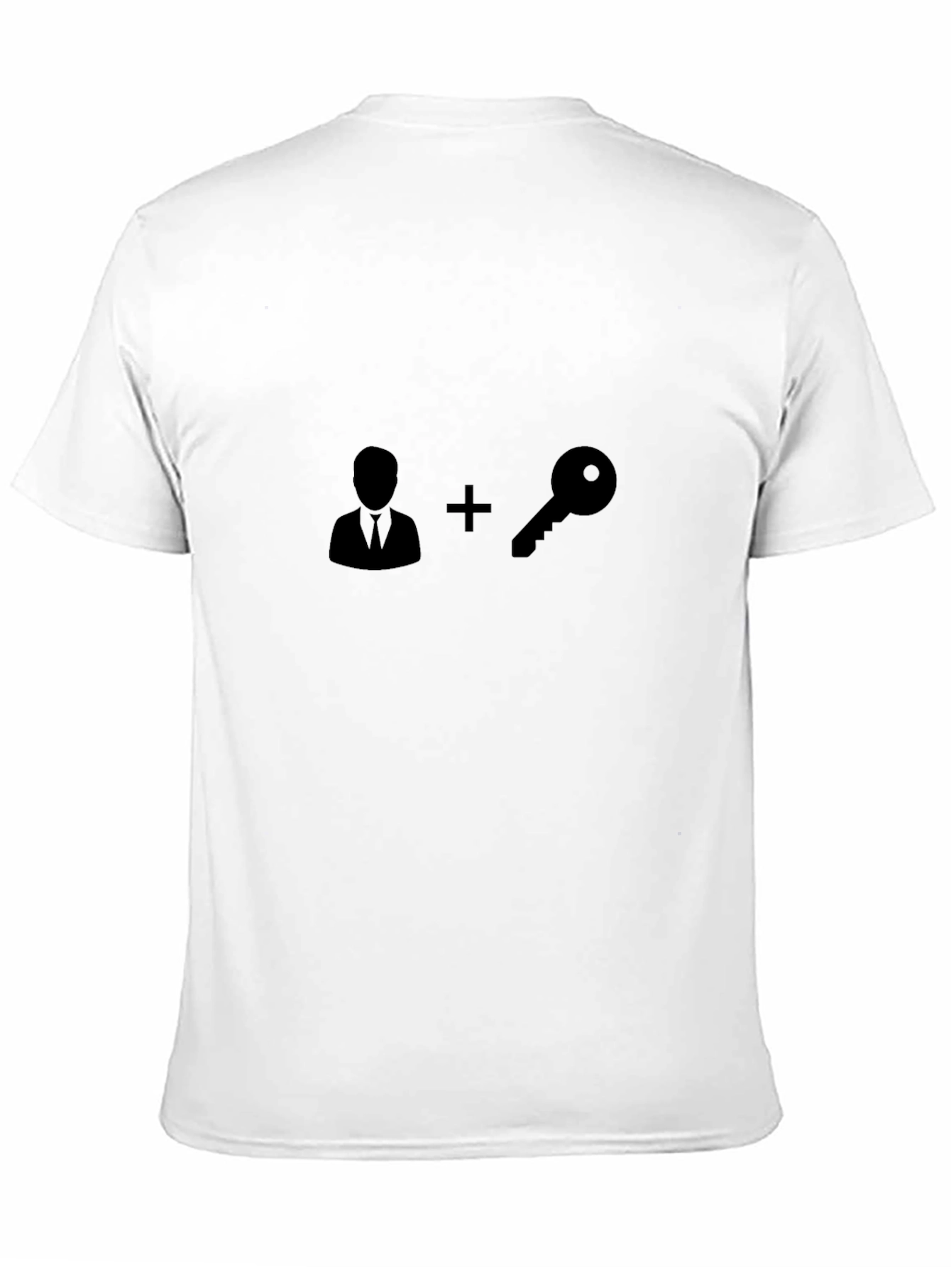 Man + Key Graphic Tee - Unlock Your Style