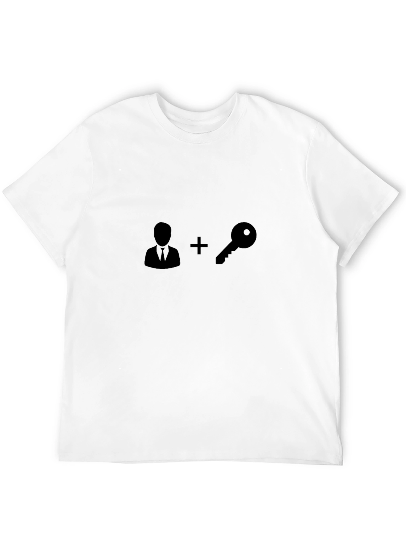 Man + Key Graphic Tee - Unlock Your Style