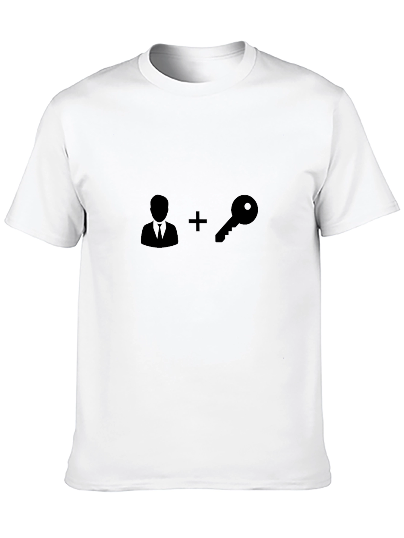 Man + Key Graphic Tee - Unlock Your Style