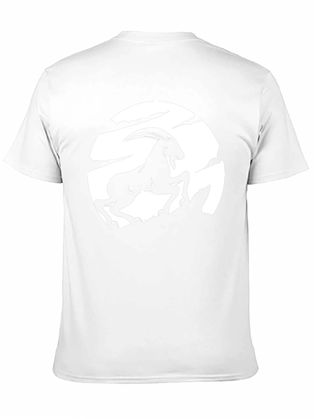 Goat Graphic Tee - Black Short Sleeve Shirt