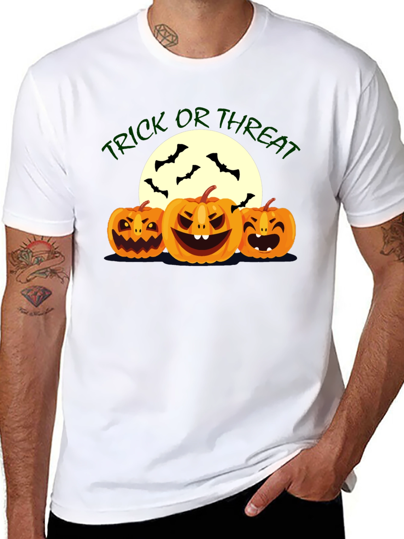 Trick or Threat Halloween T-Shirt Spooky Season Apparel