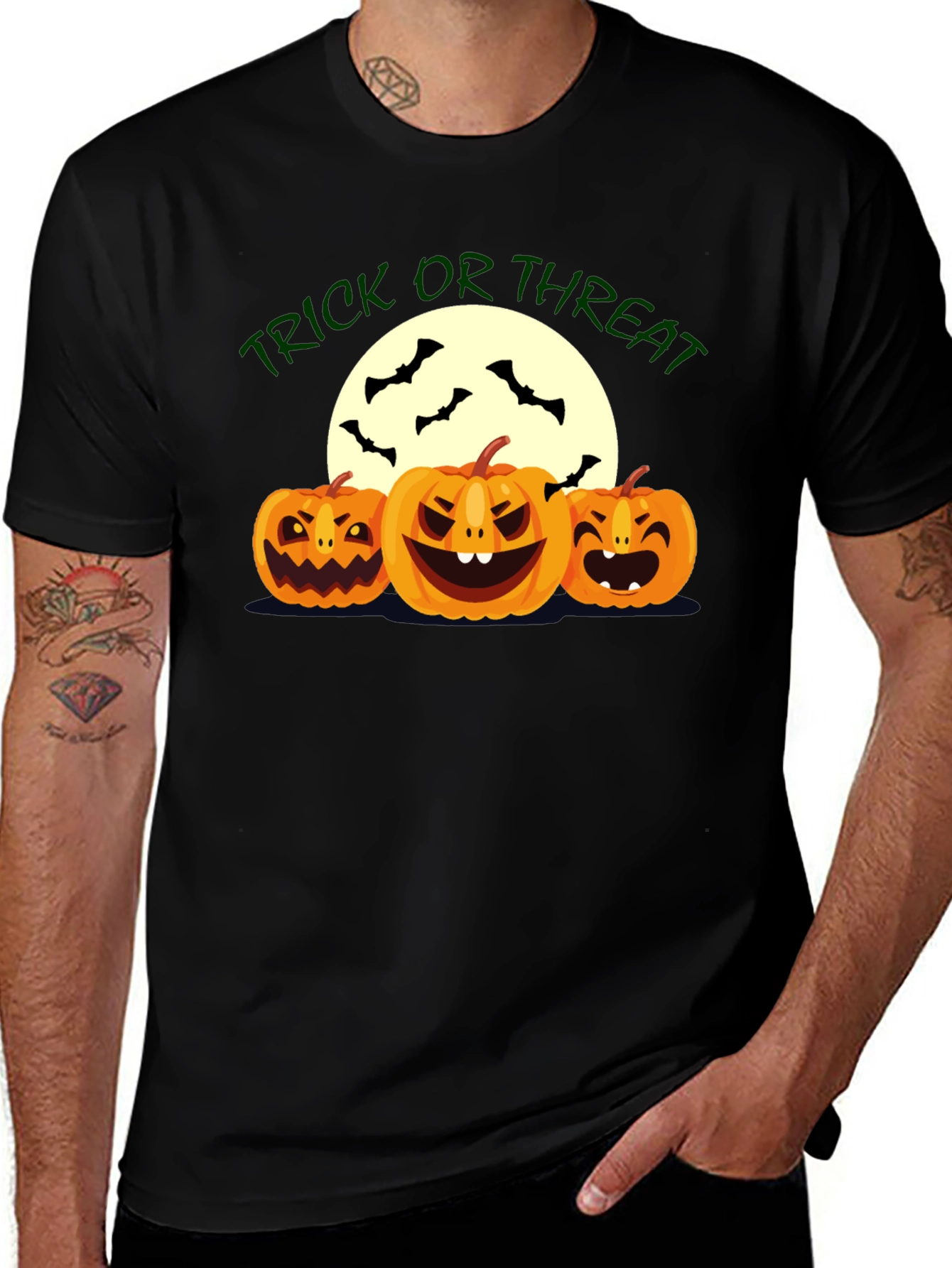 Trick or Threat Halloween T-Shirt Spooky Season Apparel