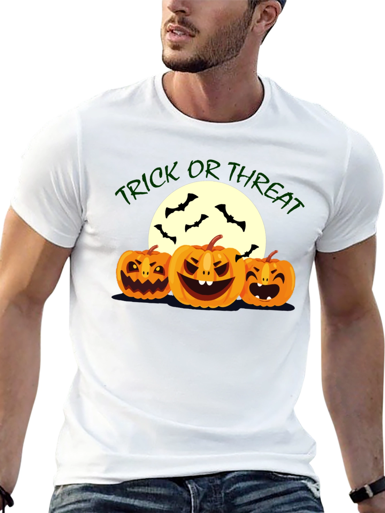 Trick or Threat Halloween T-Shirt Spooky Season Apparel