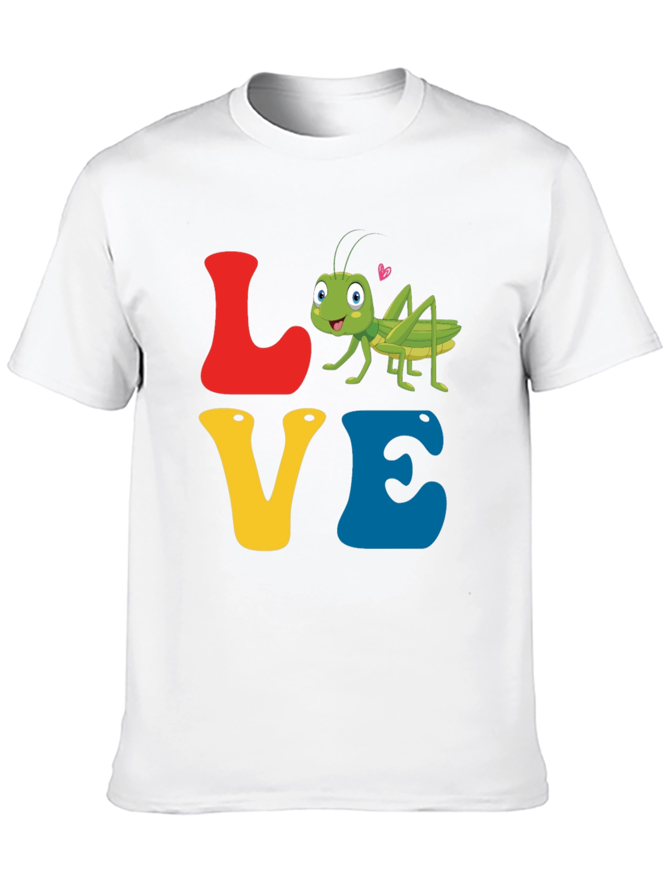 Love Grasshopper Tee - Black Cotton Blend