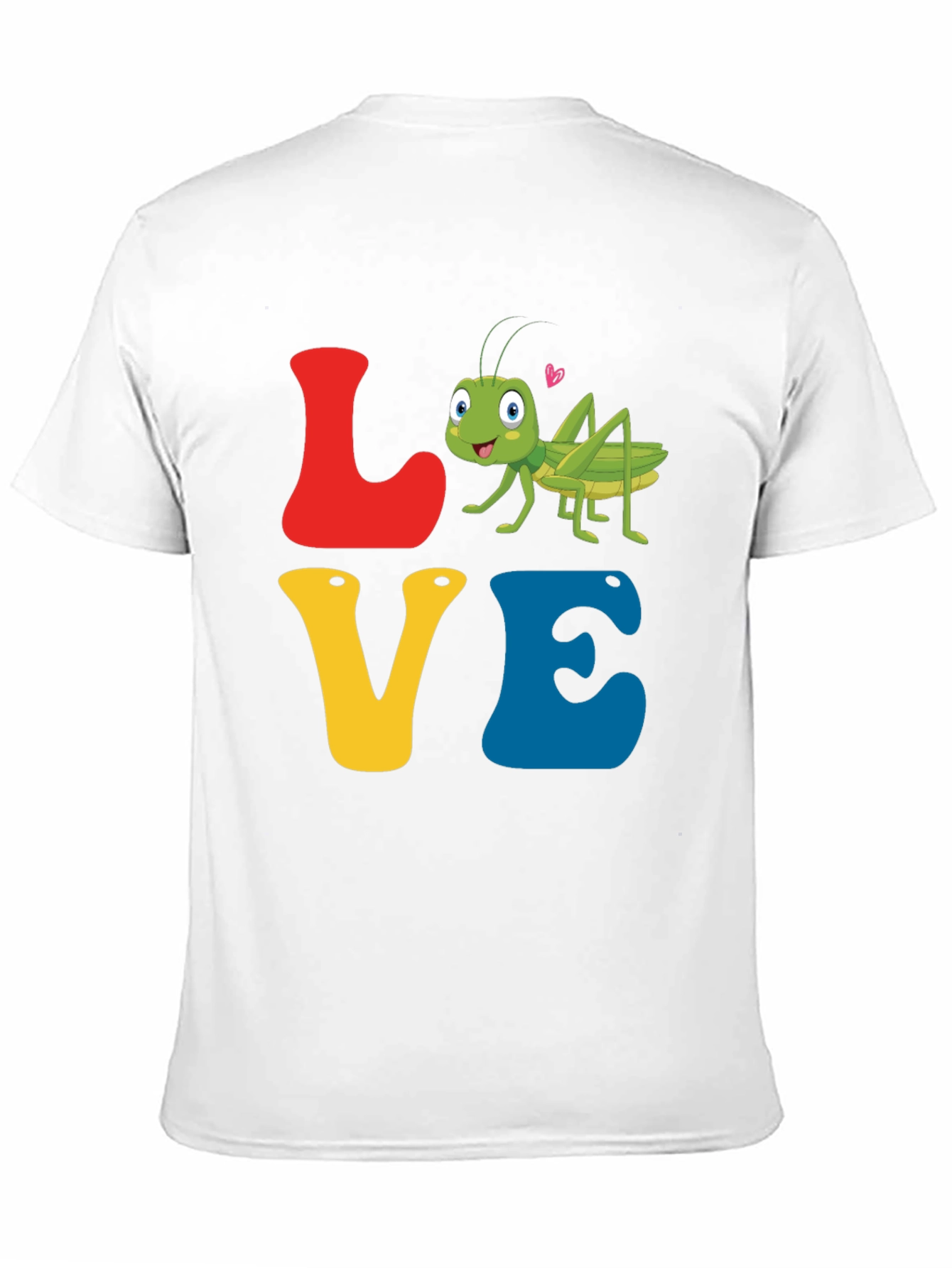 Love Grasshopper Tee - Black Cotton Blend