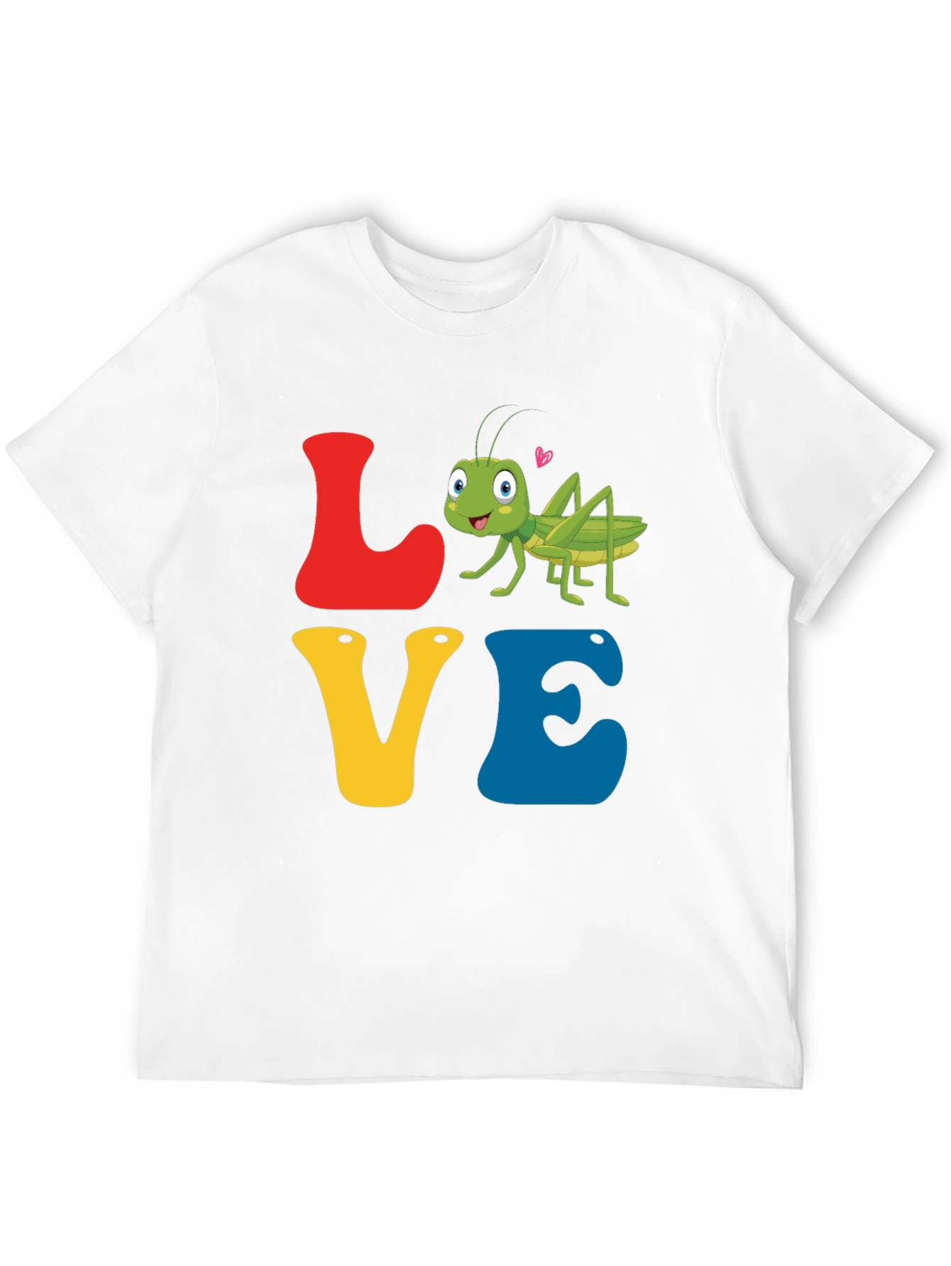 Love Grasshopper Tee - Black Cotton Blend