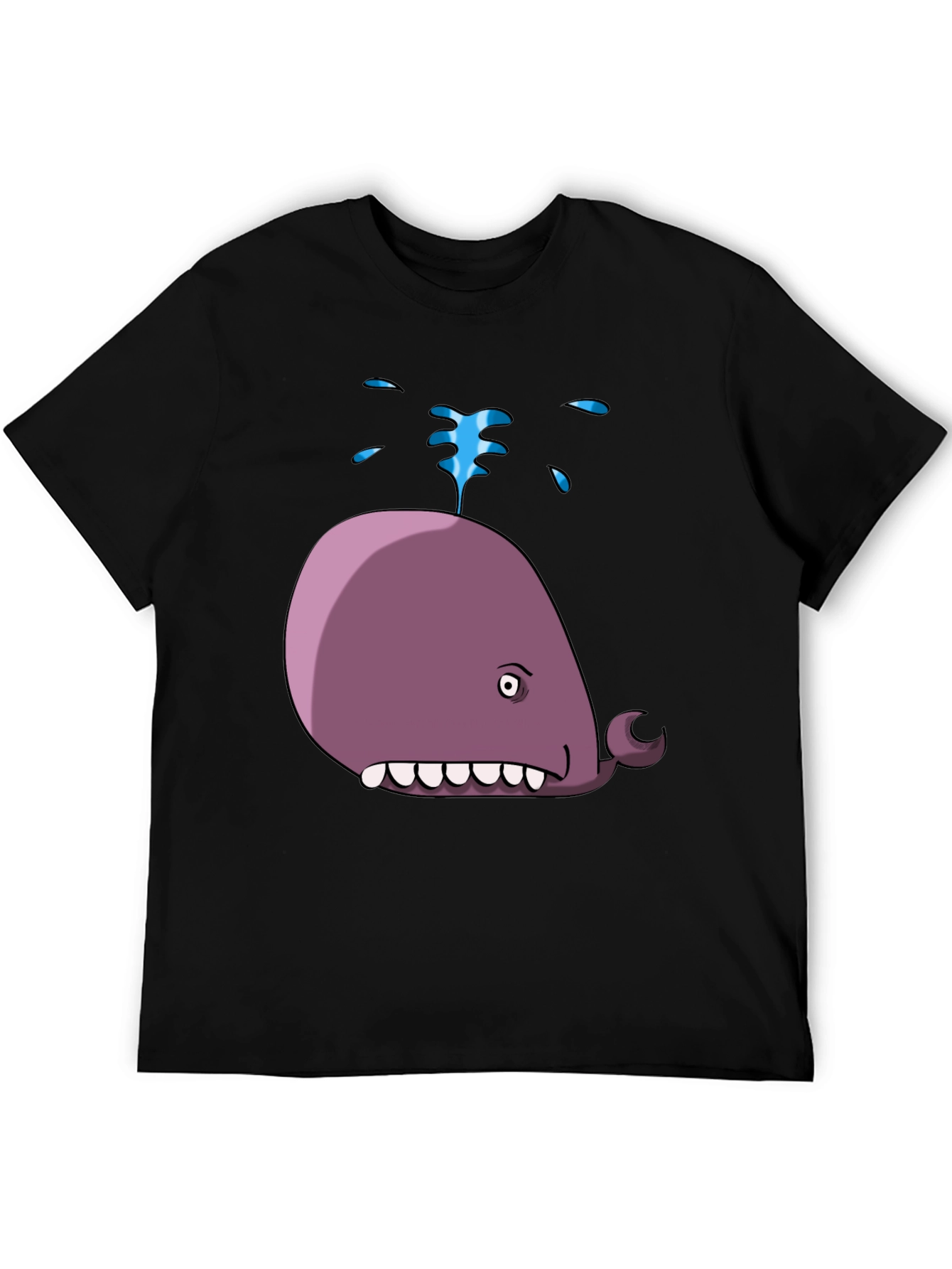 Whimsical Whale Graphic Tee - Fun and Unique Design