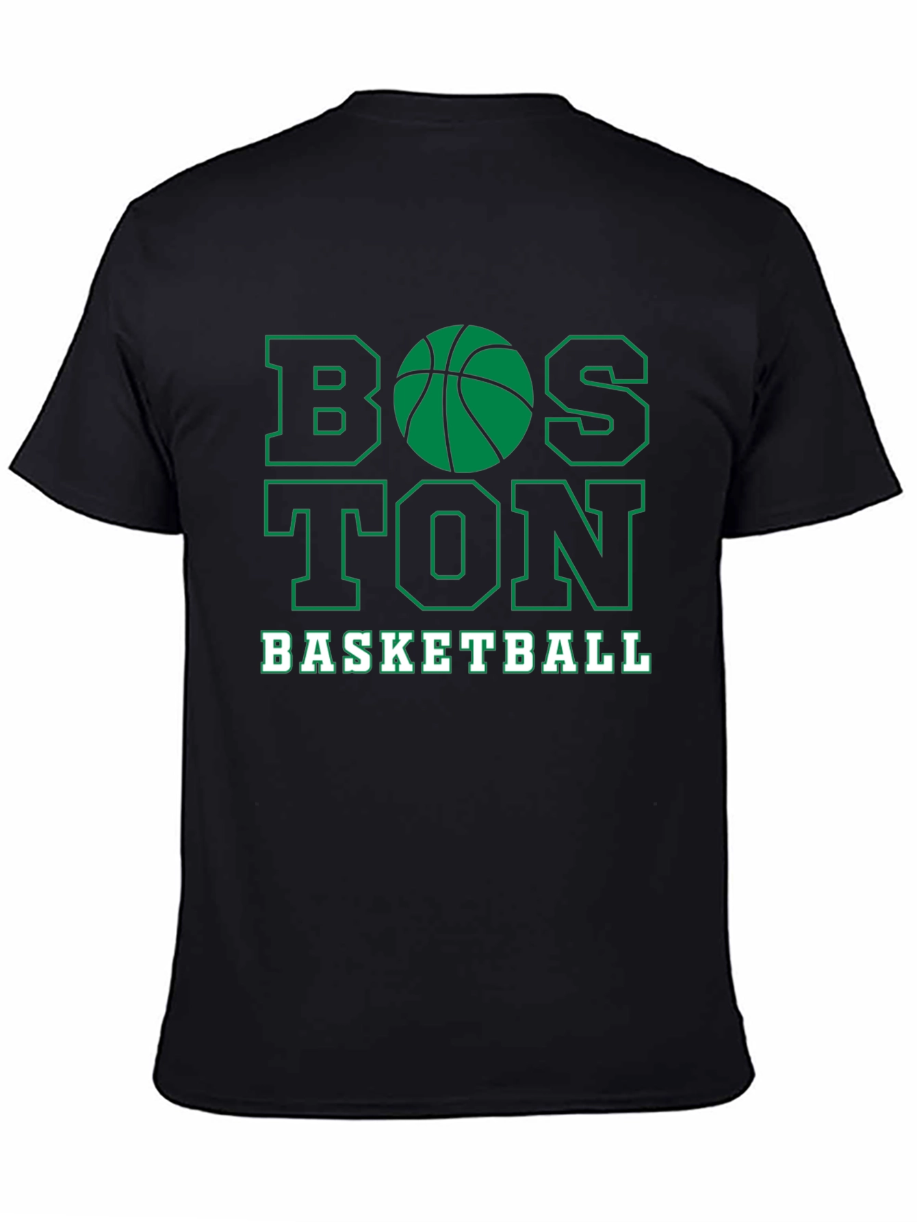 Boston Basketball Graphic Tee - Black