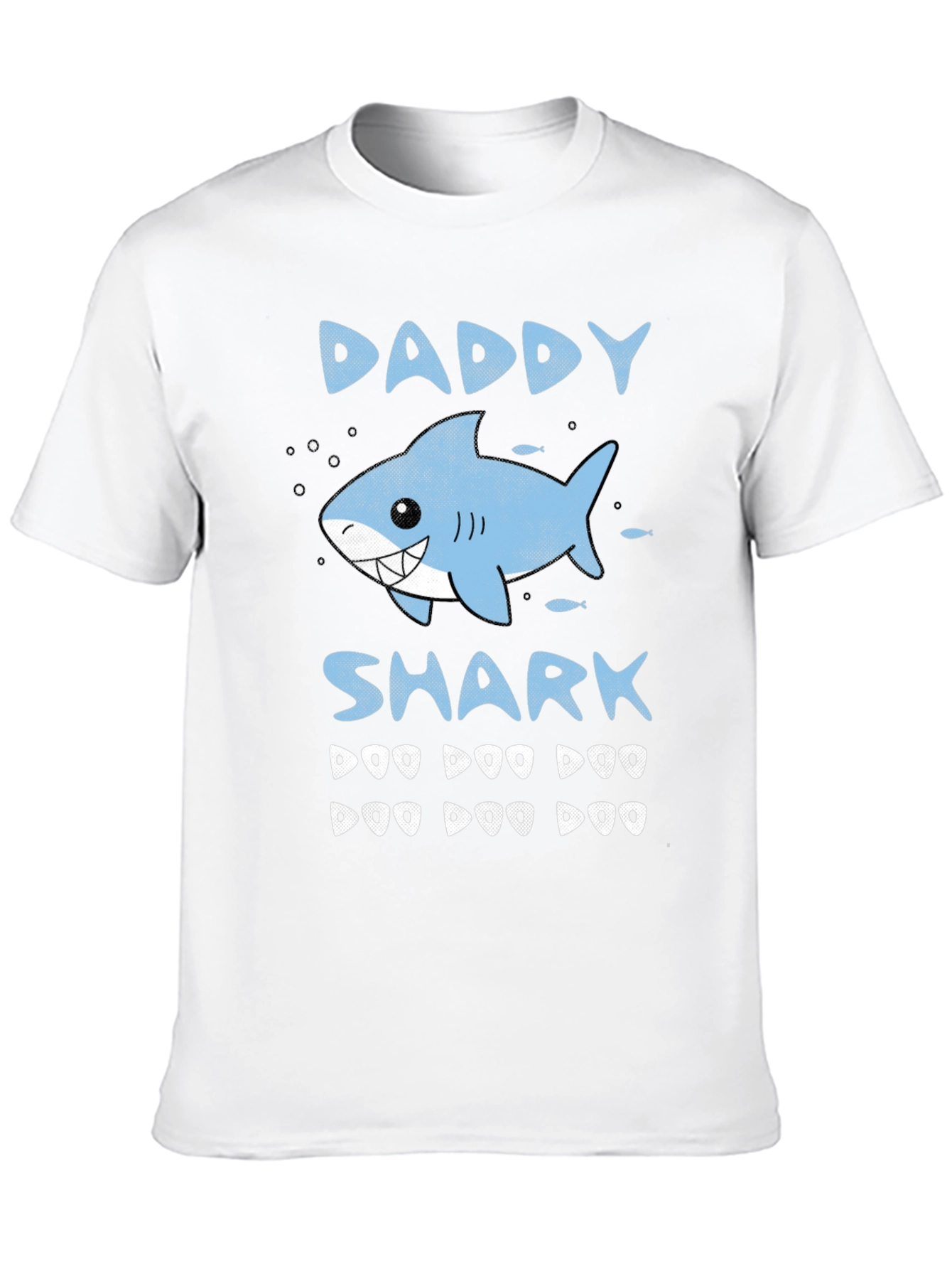 Daddy Shark Graphic Print Mens T-Shirt