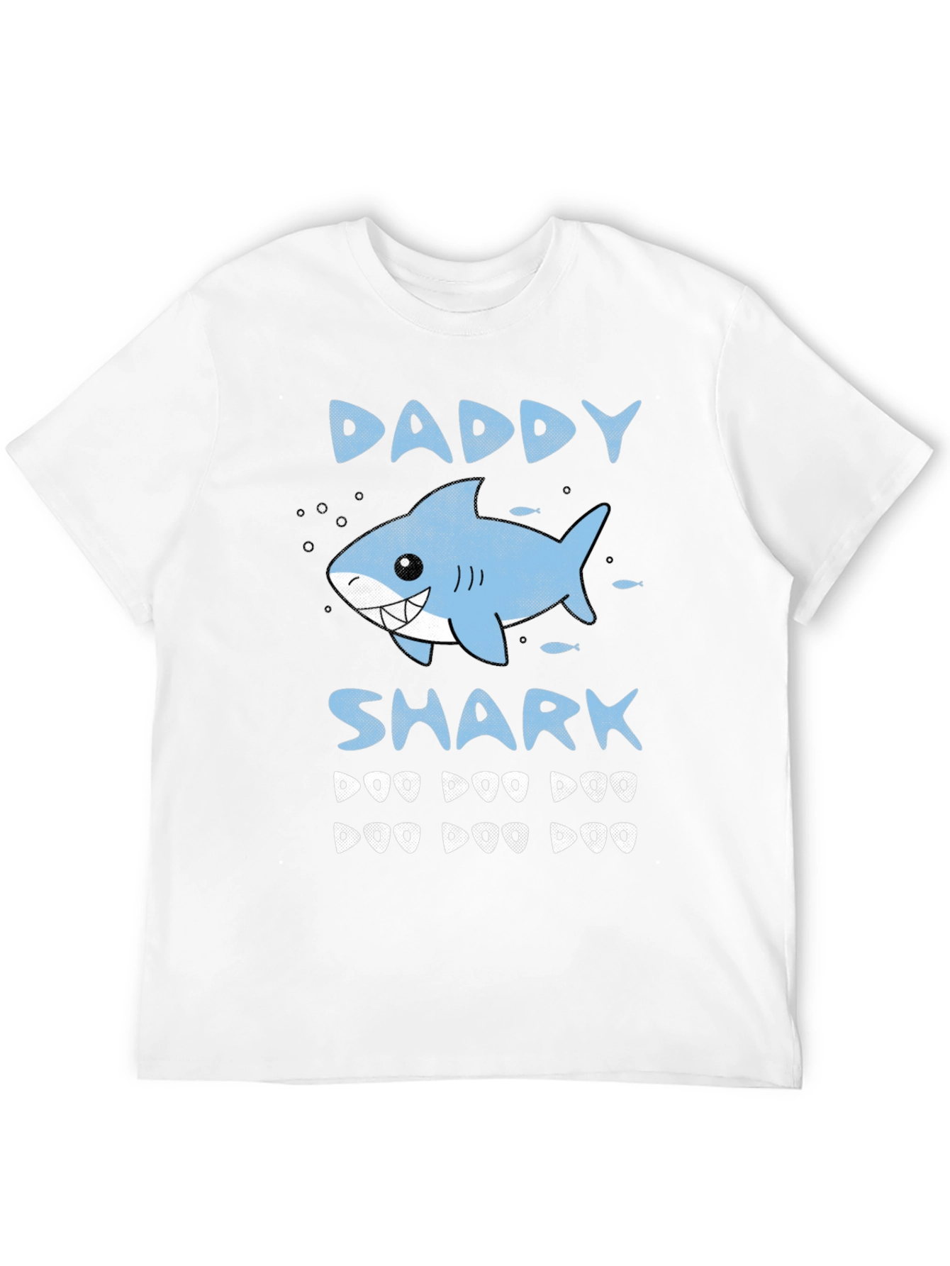Daddy Shark Graphic Print Mens T-Shirt
