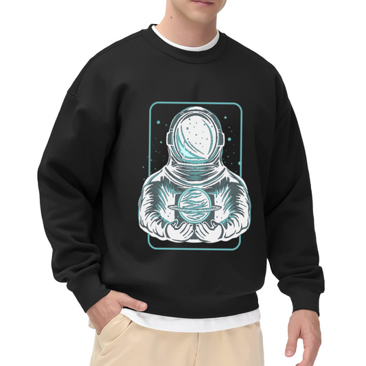 Gothic Astronaut Space Design Graphic ԲÁìÎÀÒÂ - Unique Design Pullover Sweatshirt