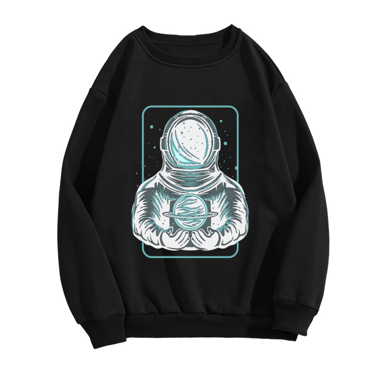 Gothic Astronaut Space Design Graphic ԲÁìÎÀÒÂ - Unique Design Pullover Sweatshirt