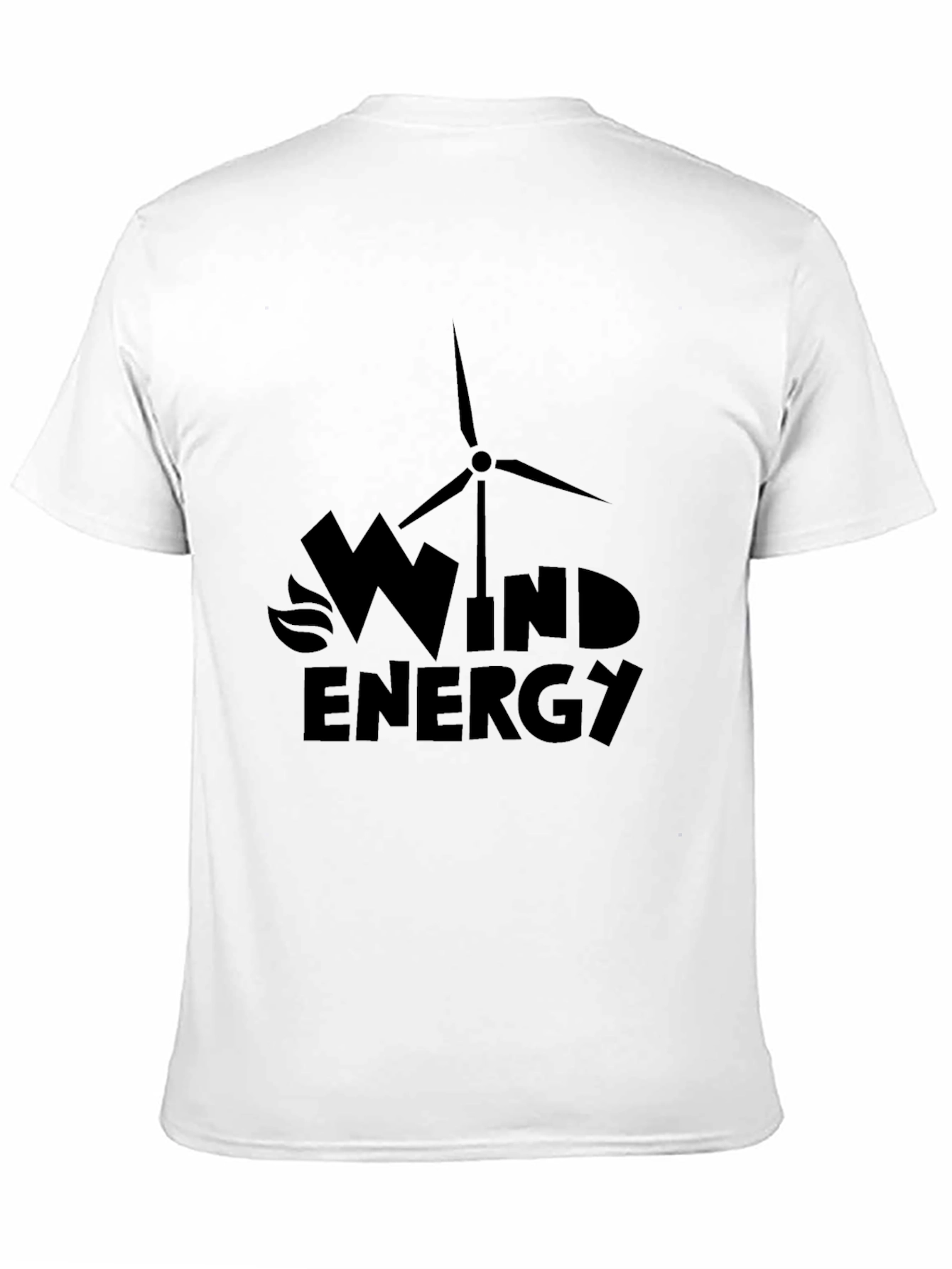 Wind Energy Graphic Tee - Eco-Friendly Fashion