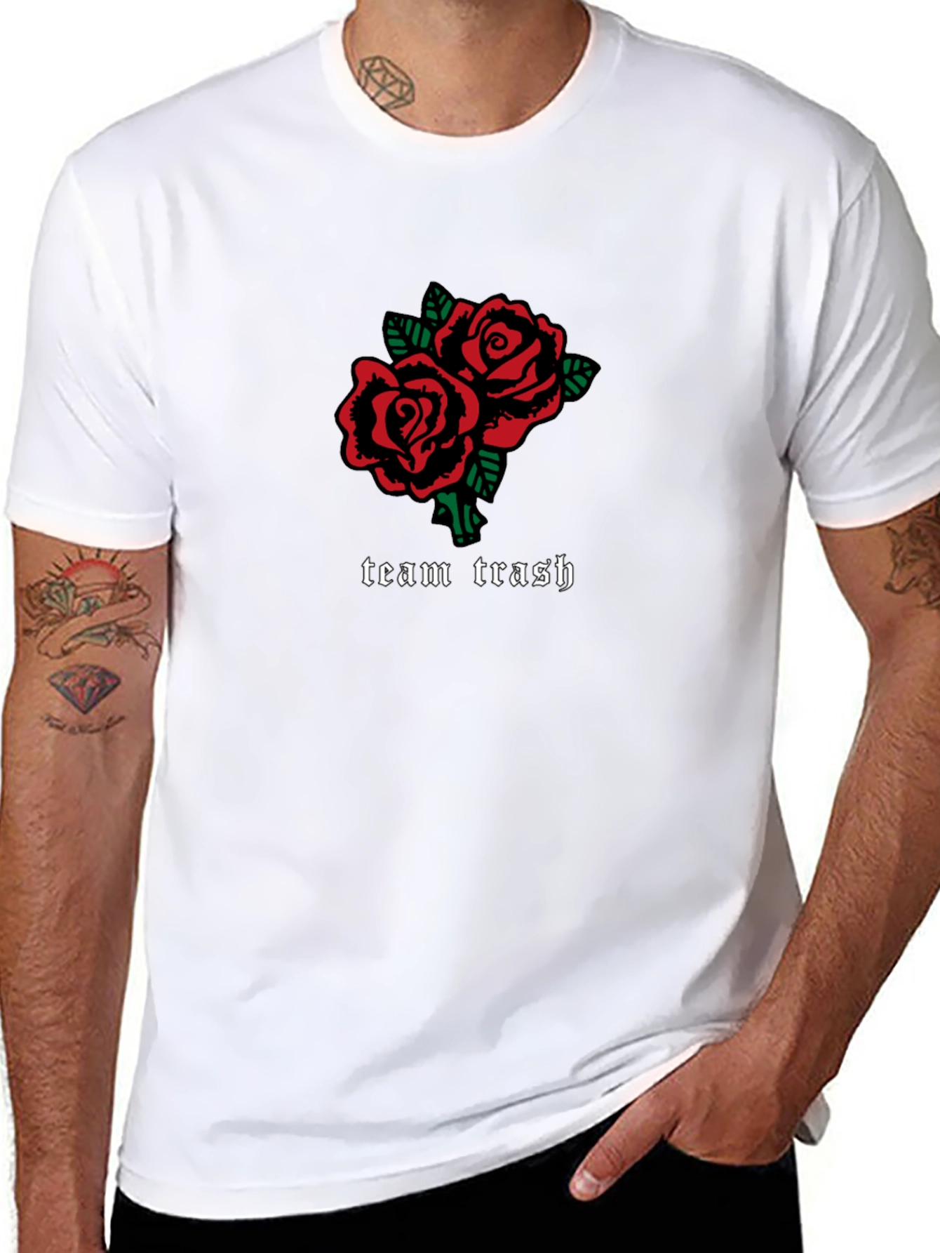 Team Trash Roses Graphic T-Shirt
