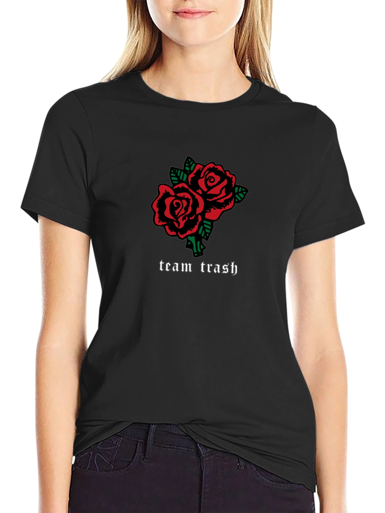 Team Trash Roses Graphic T-Shirt