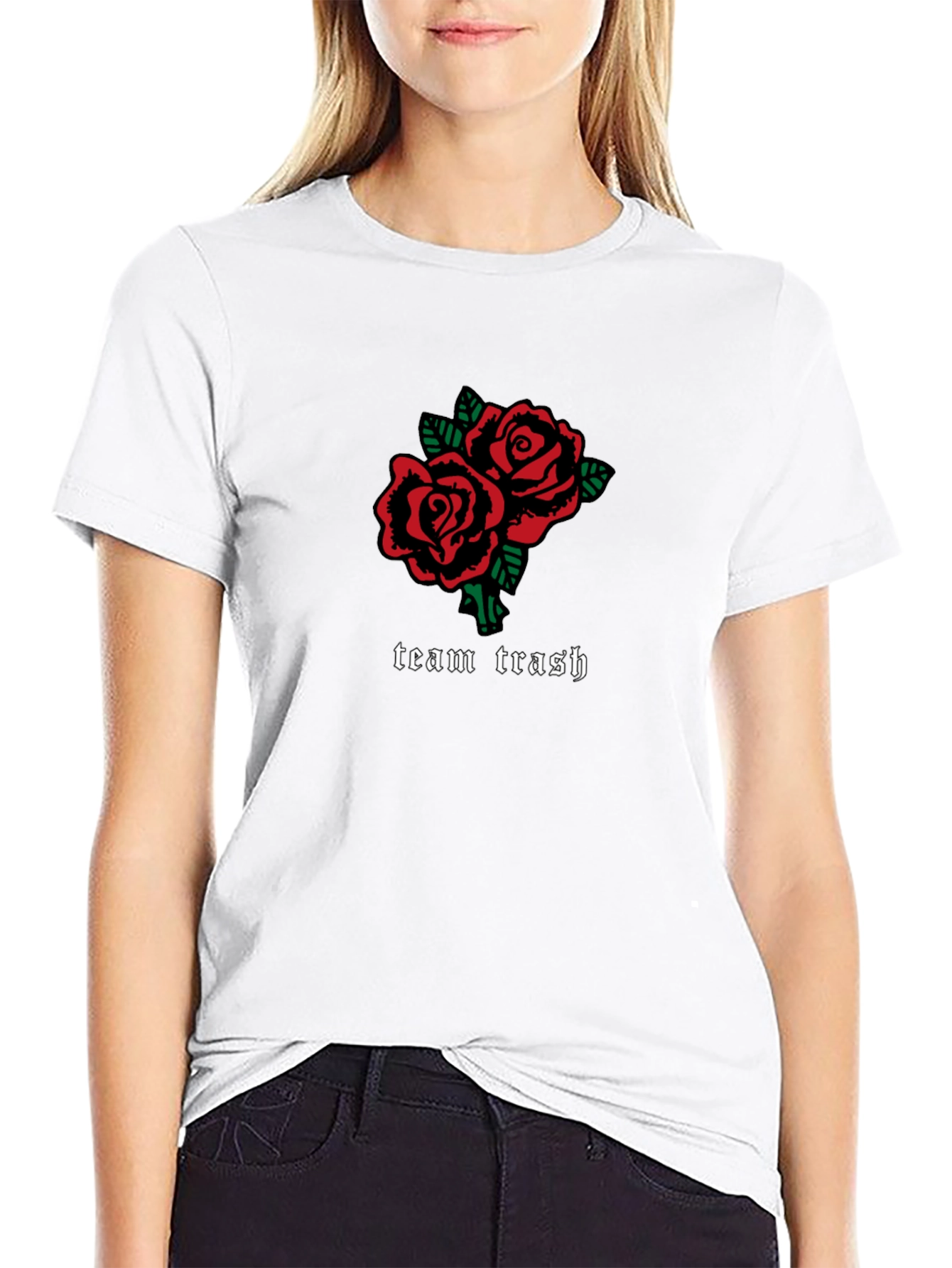 Team Trash Roses Graphic T-Shirt