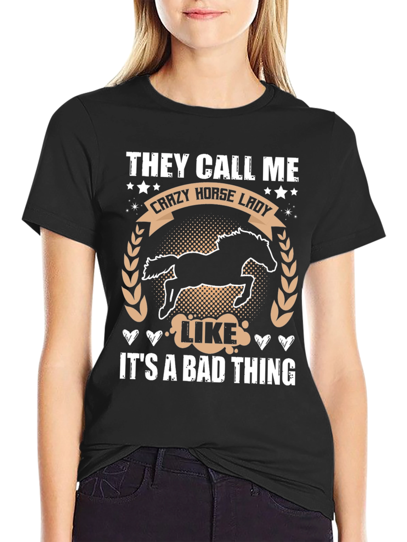 Crazy Horse Lady Graphic Tee