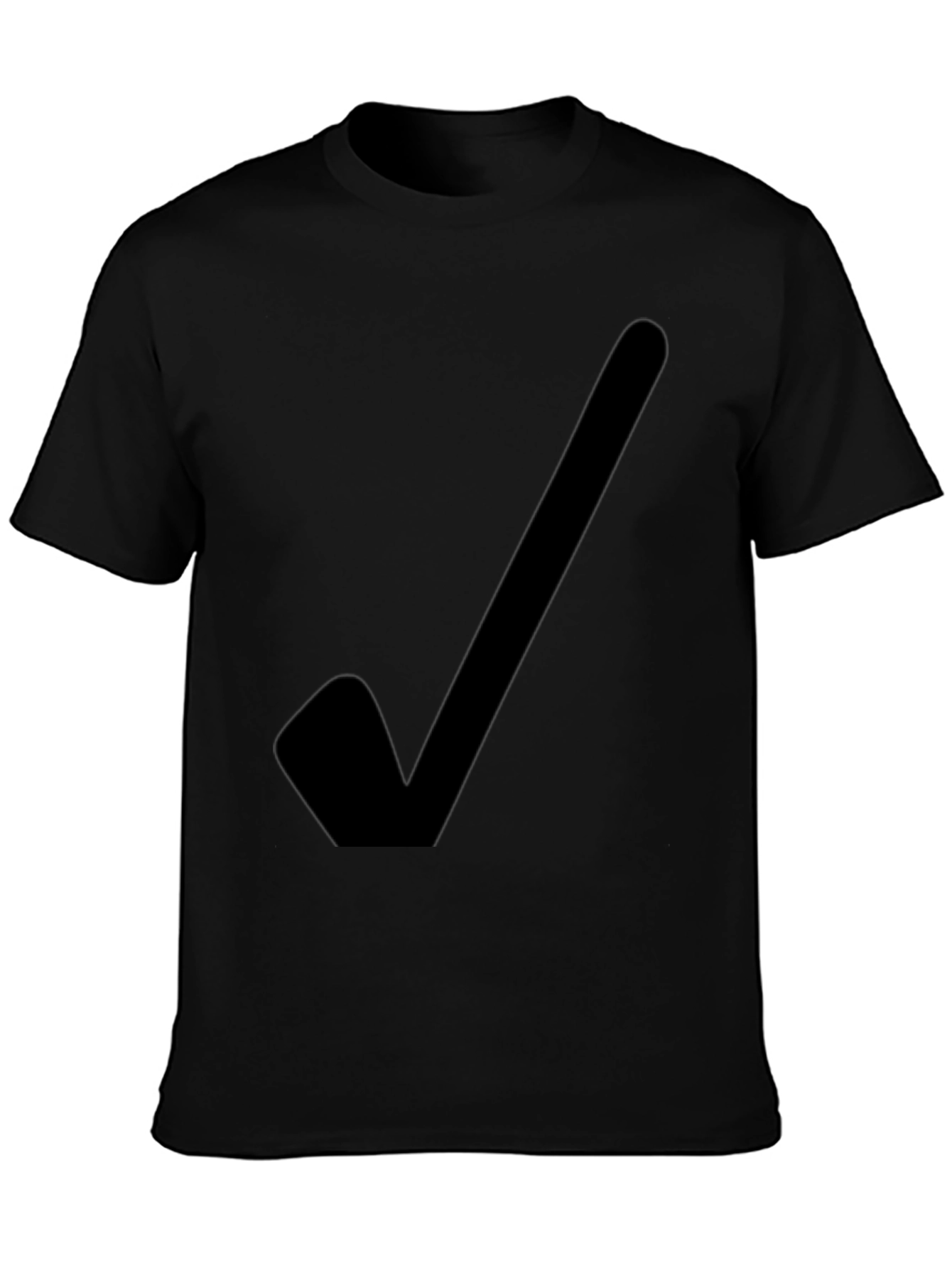 Right Choice Black T-Shirt - Simple Statement Tee