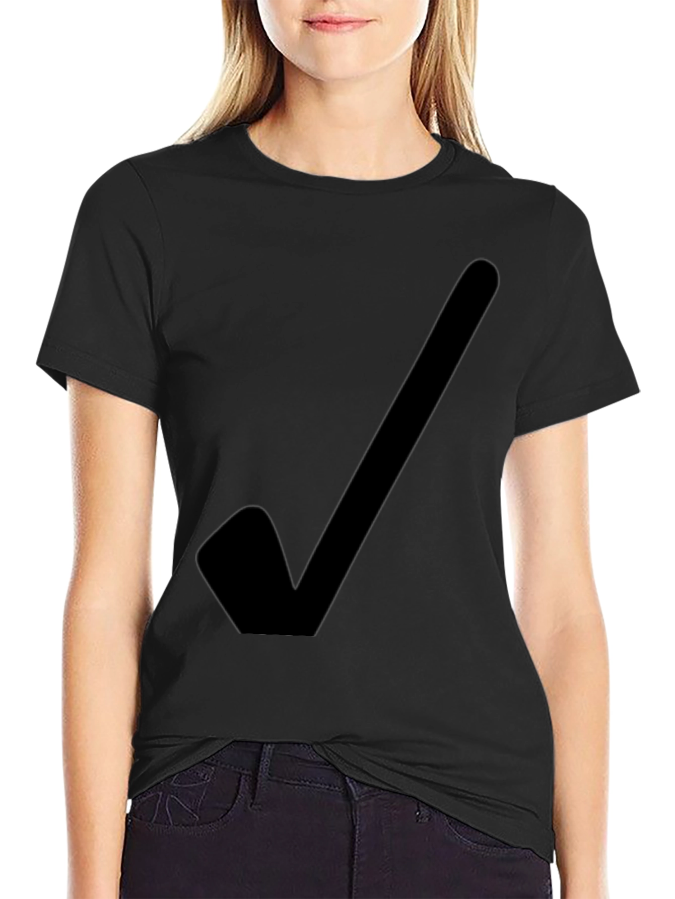 Right Choice Black T-Shirt - Simple Statement Tee