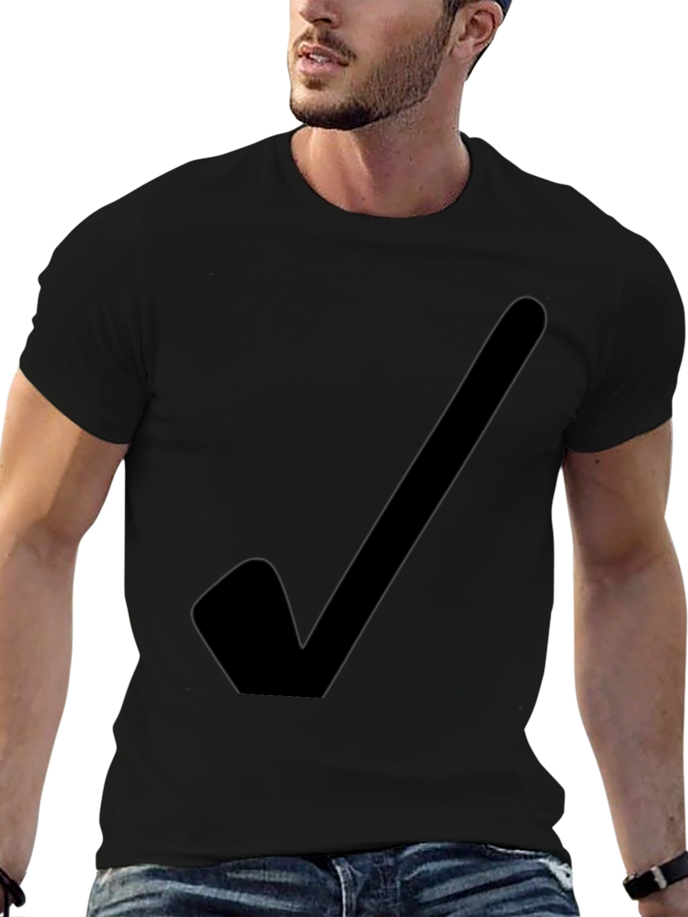 Right Choice Black T-Shirt - Simple Statement Tee