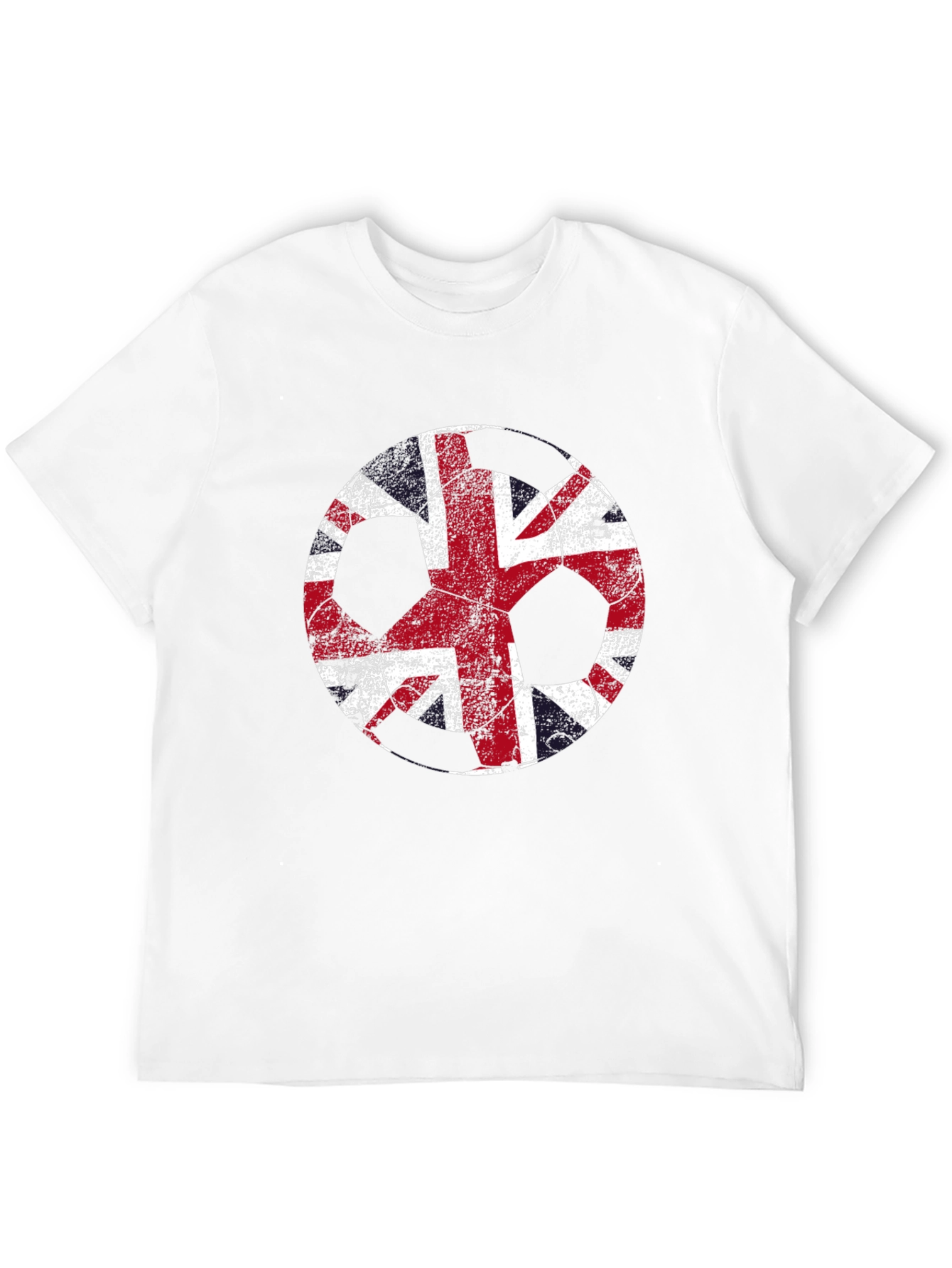 Union Jack Peace Sign Graphic Tee
