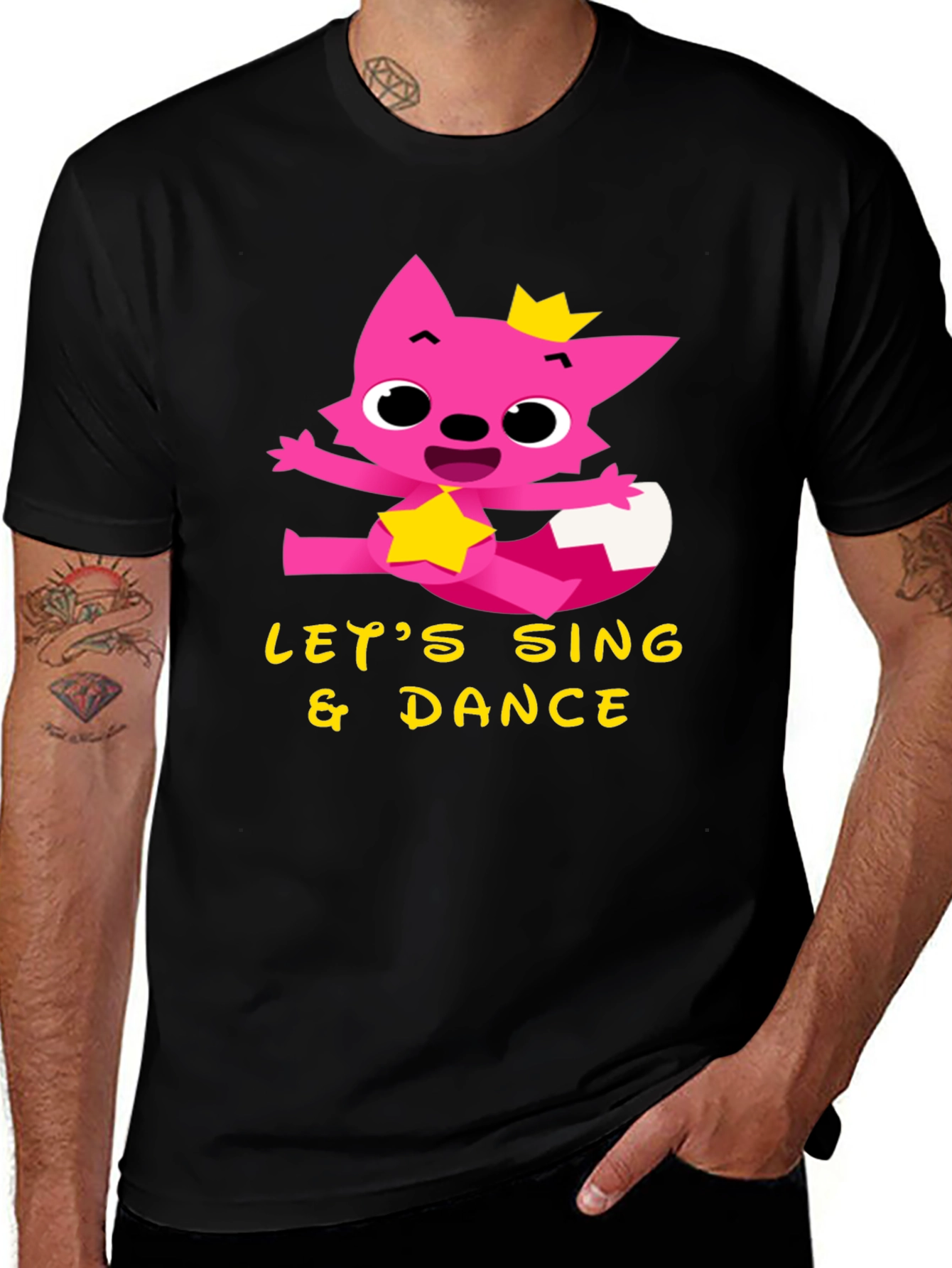 Lets Sing & Dance Tee - Pink Fox Design