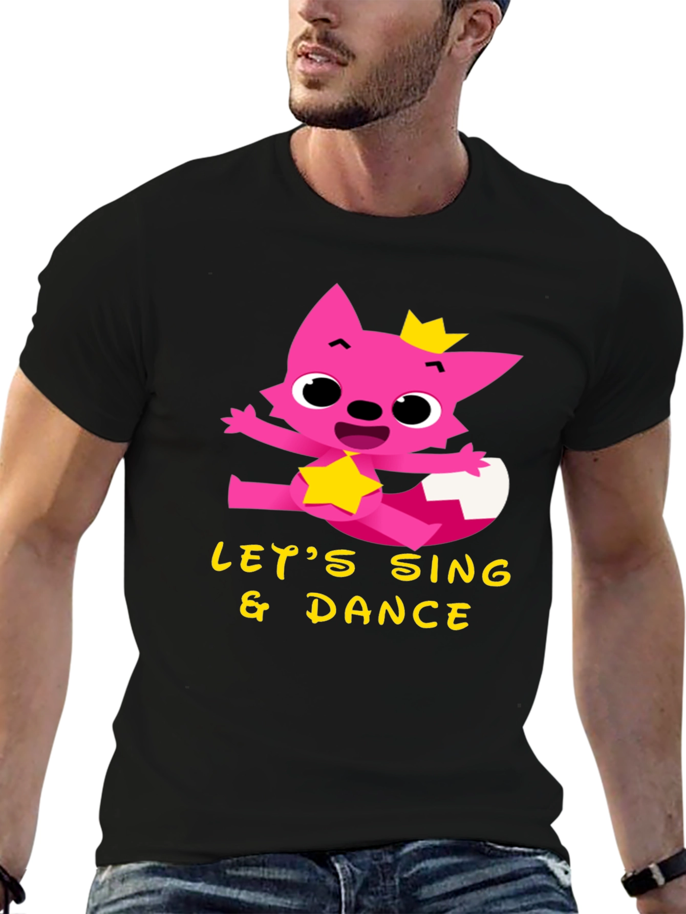Lets Sing & Dance Tee - Pink Fox Design