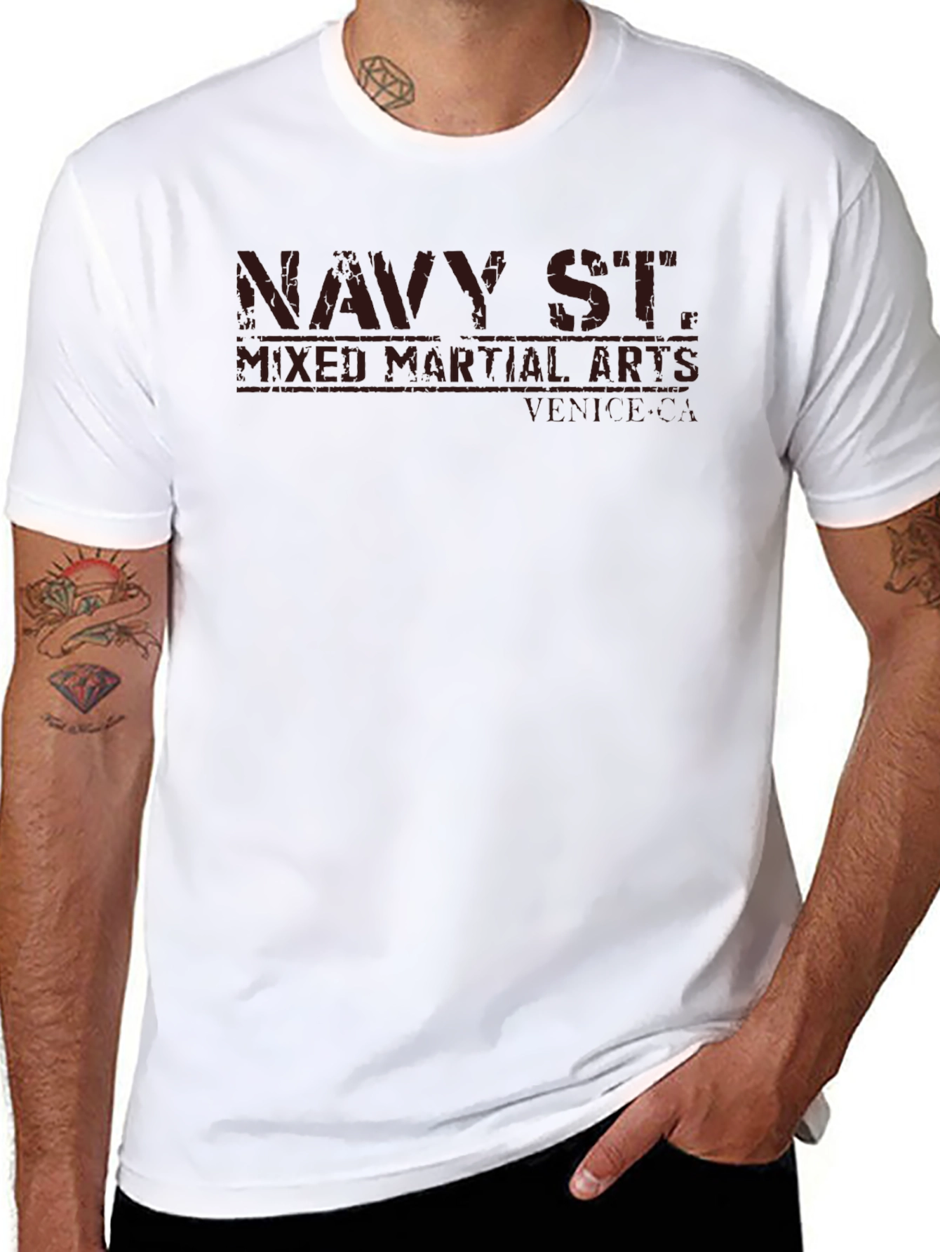 Navy St. Mixed Martial Arts T-Shirt - Black