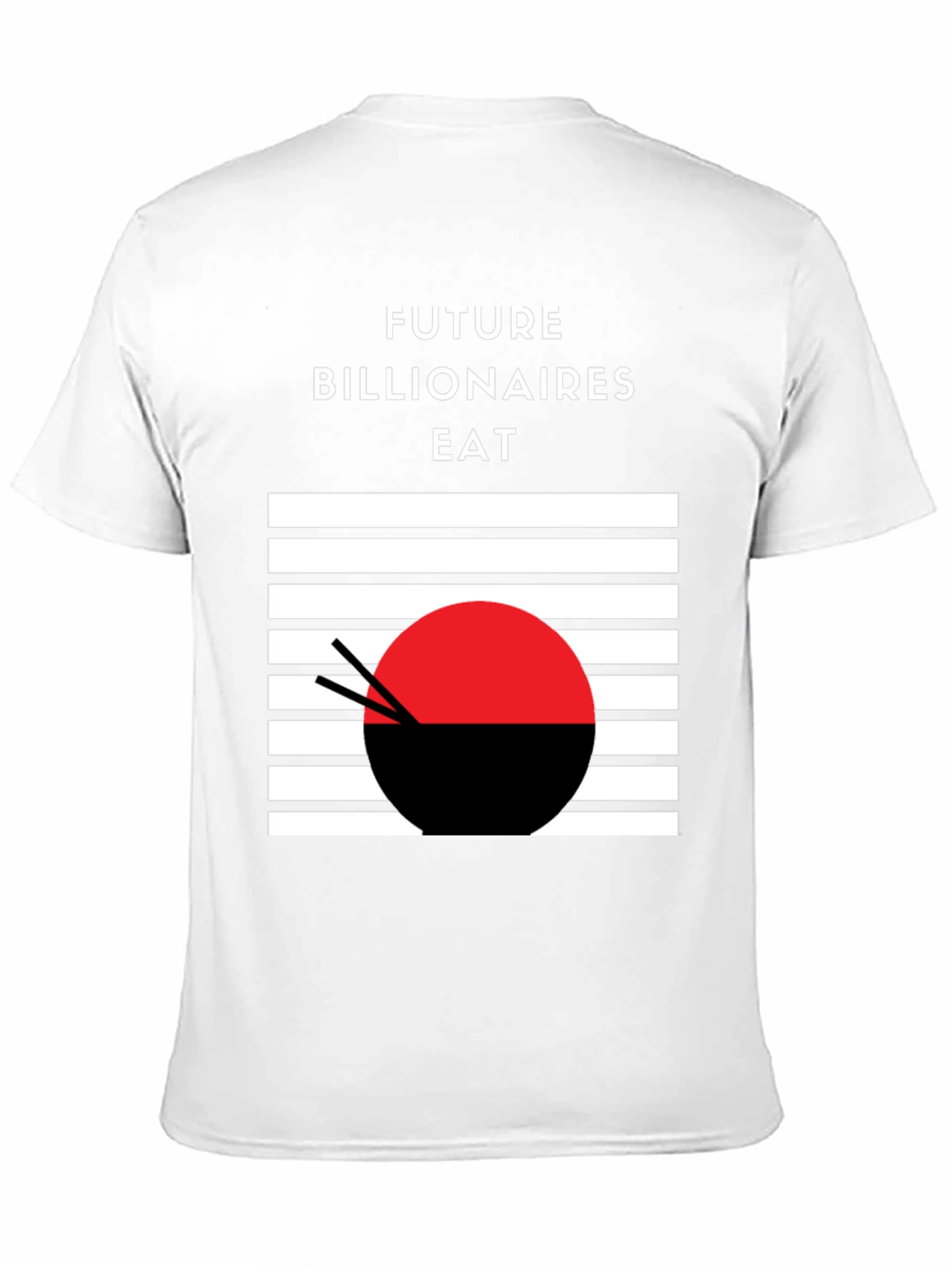 Future Billionaires Eat T-Shirt - Black Graphic Tee