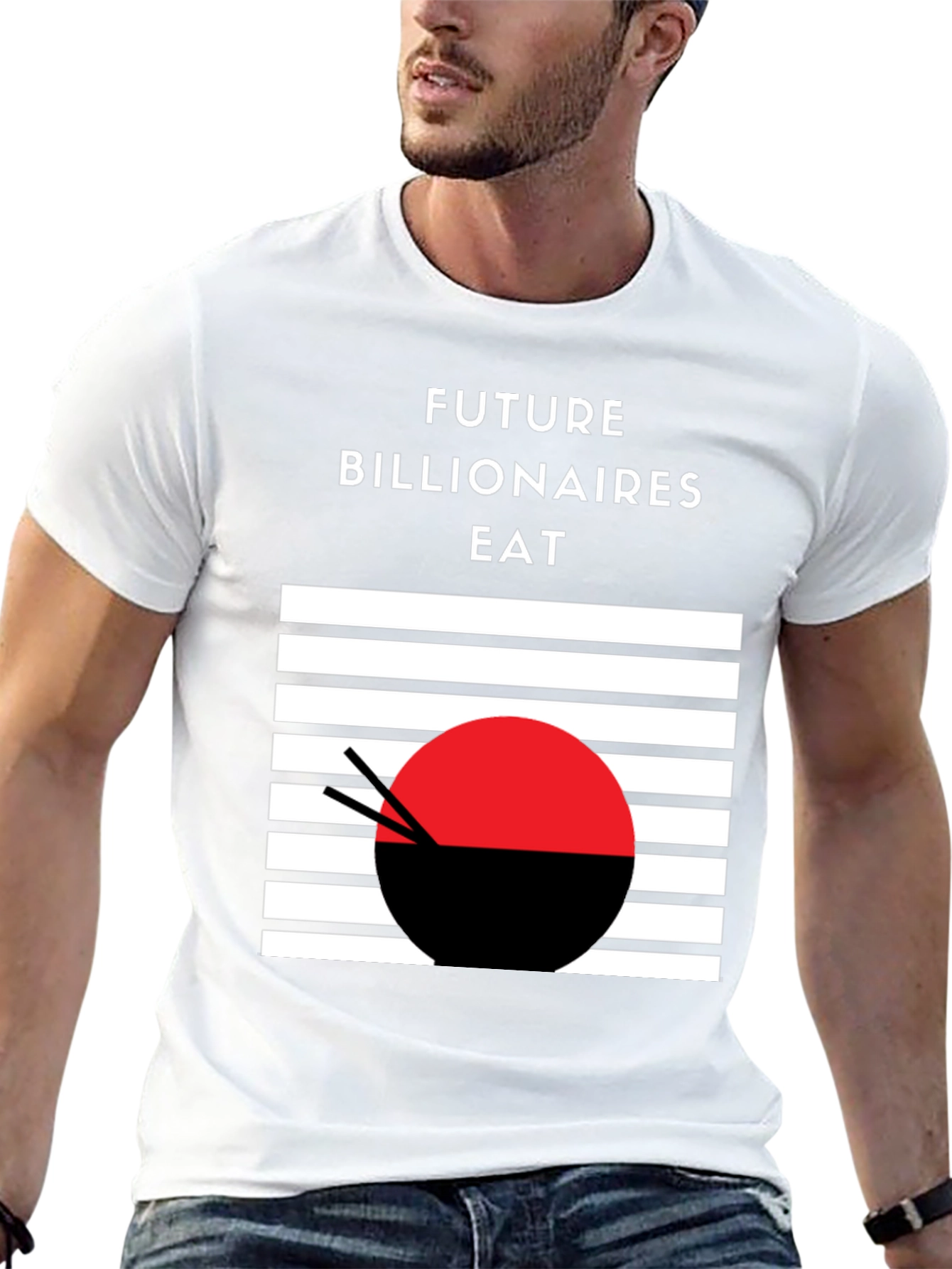 Future Billionaires Eat T-Shirt - Black Graphic Tee