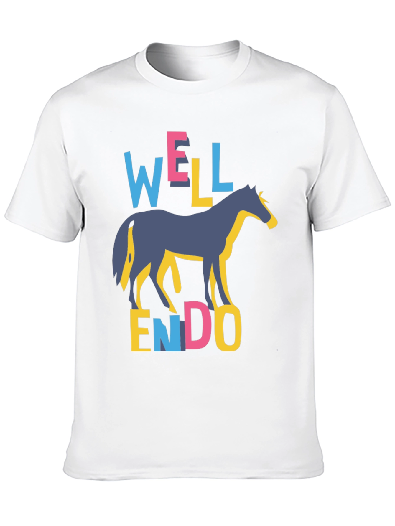 Well Endowed Horse Graphic T-Shirt
