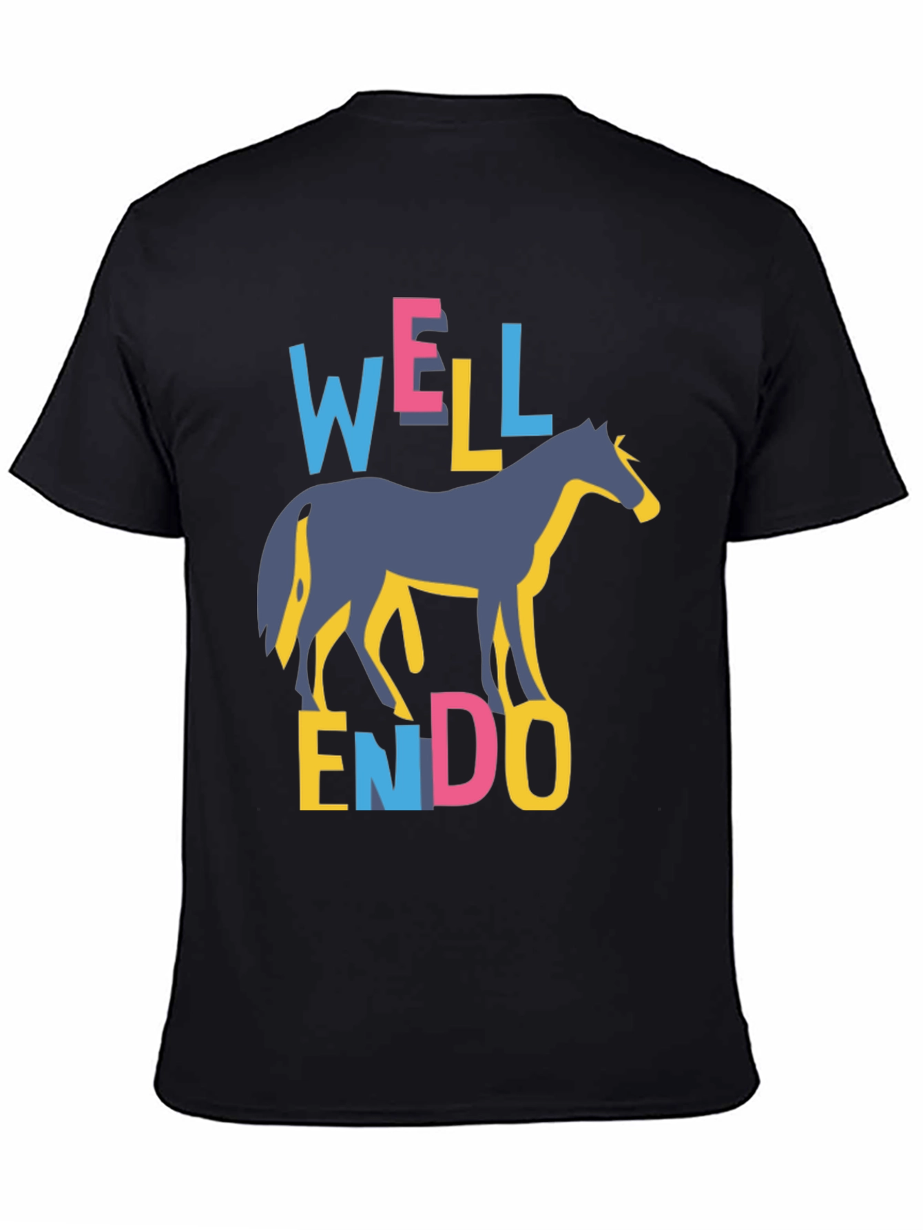 Well Endowed Horse Graphic T-Shirt
