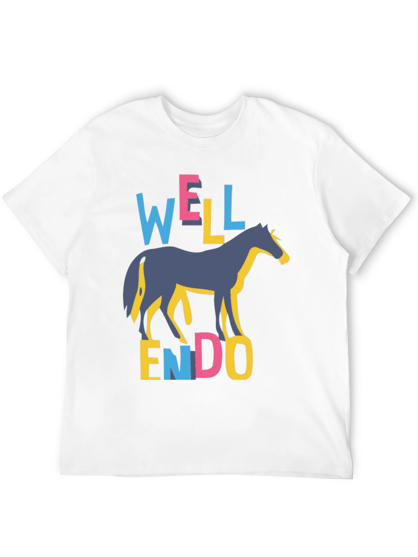 Well Endowed Horse Graphic T-Shirt