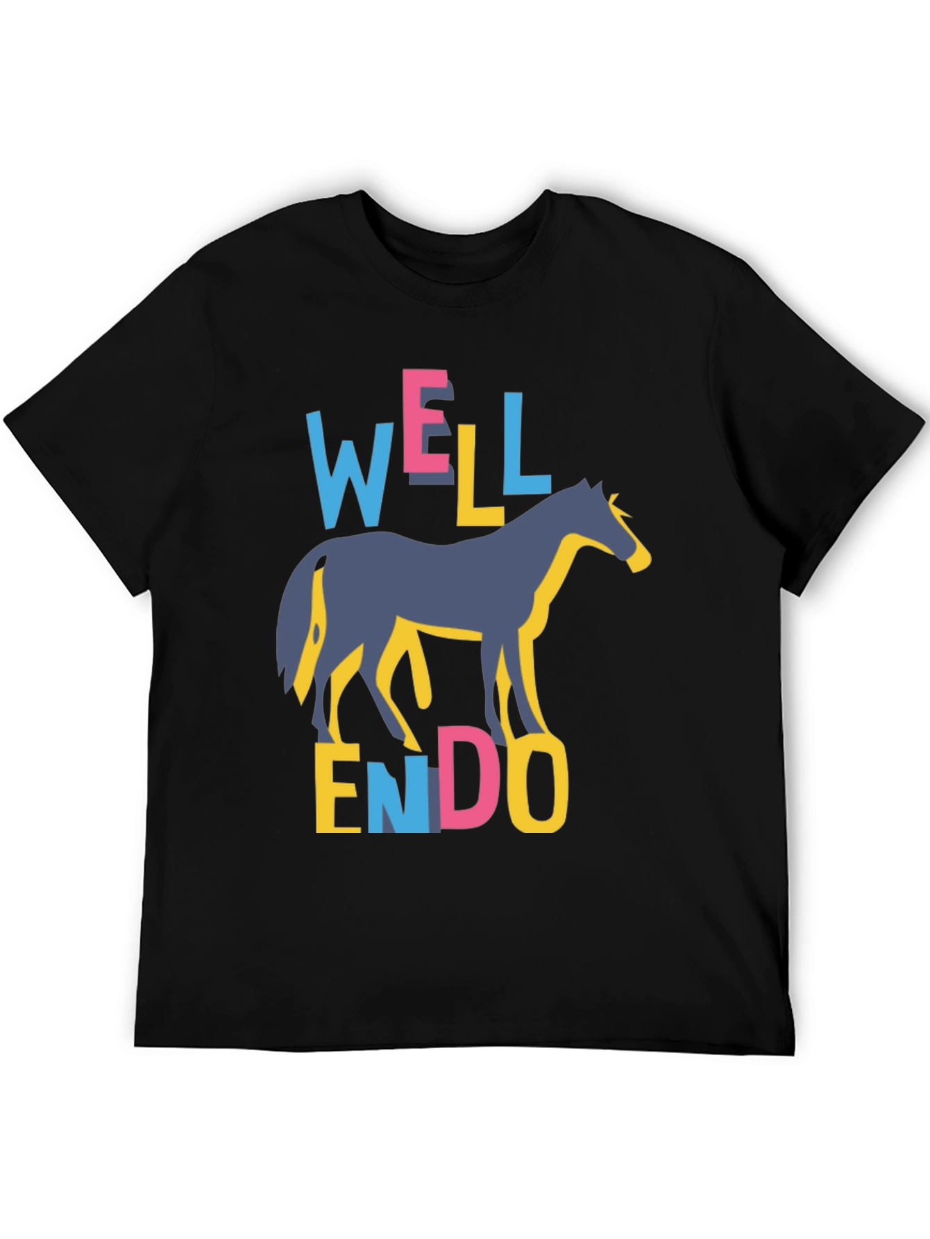 Well Endowed Horse Graphic T-Shirt