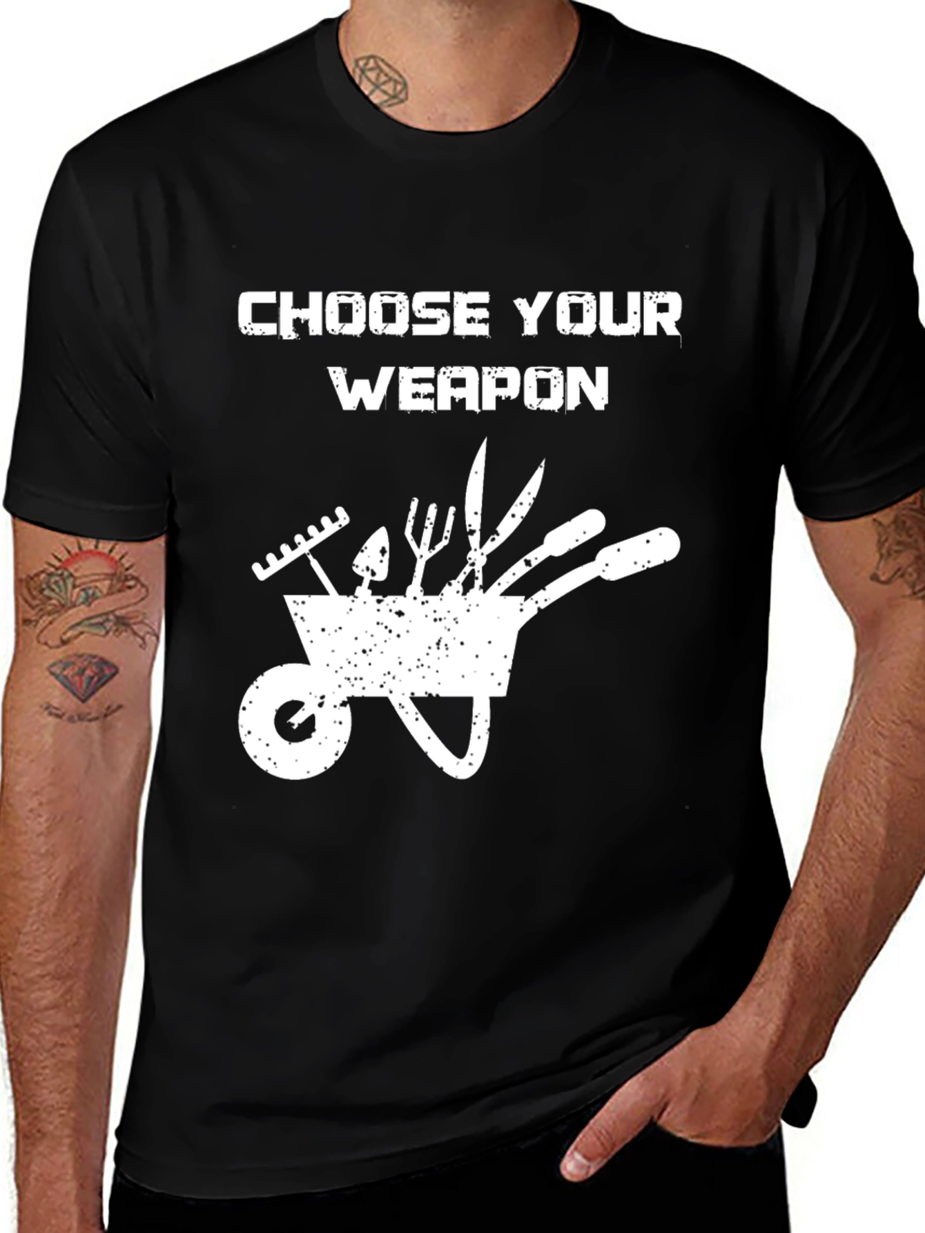 Choose Your Weapon Gardening T-Shirt