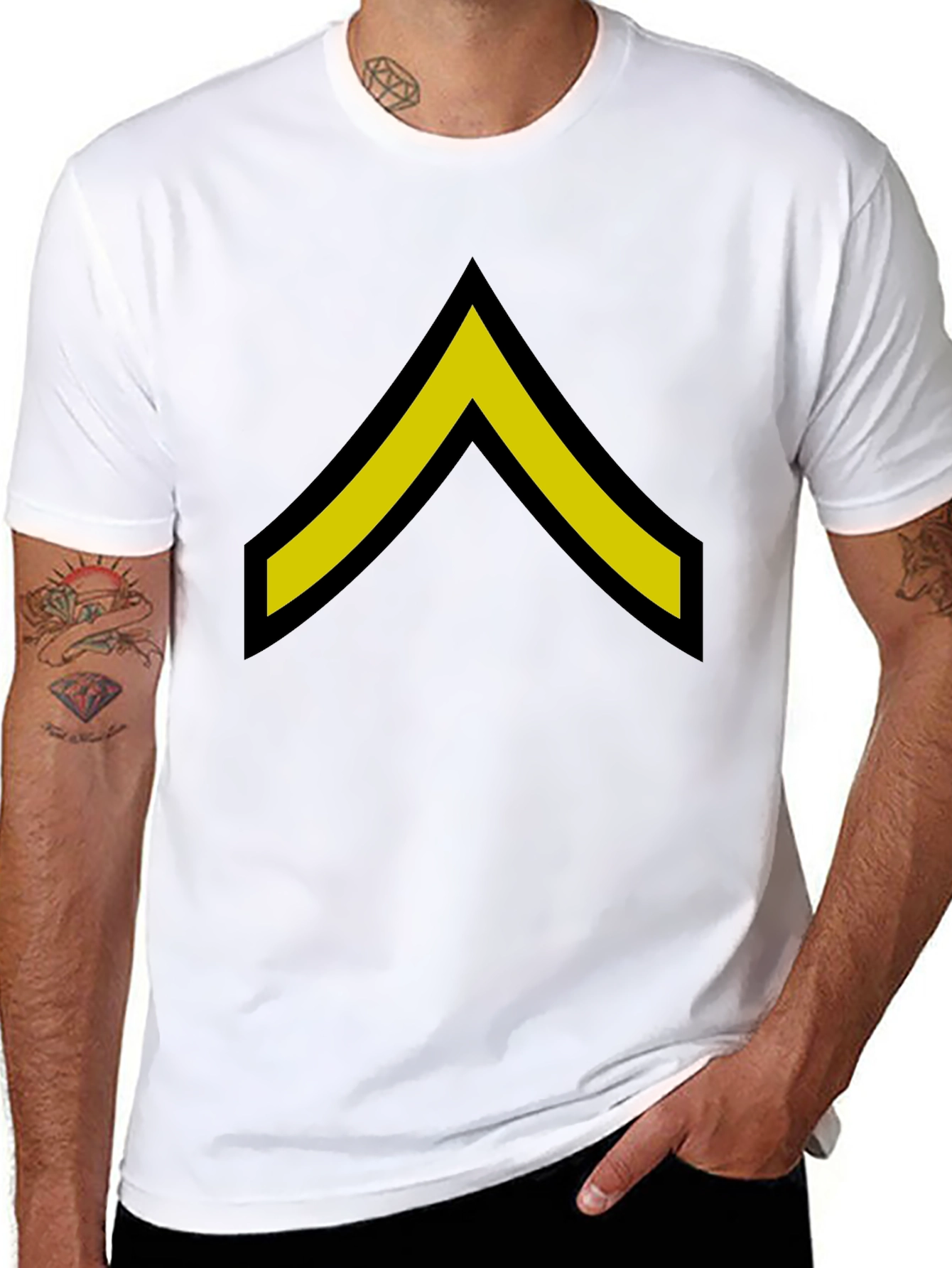 Chevron Graphic Tee - Bold Style