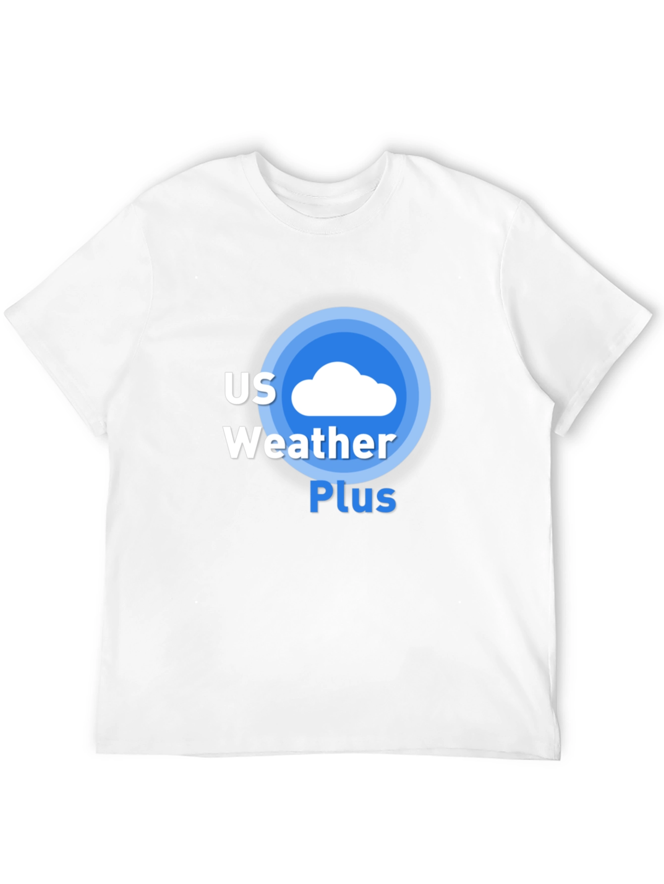 US Weather Plus Black Graphic Tee