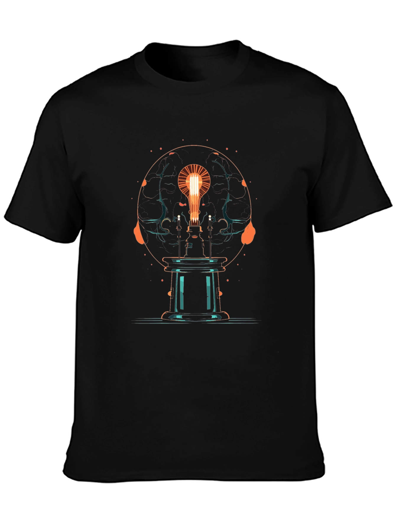 Light Bulb Design T-Shirt