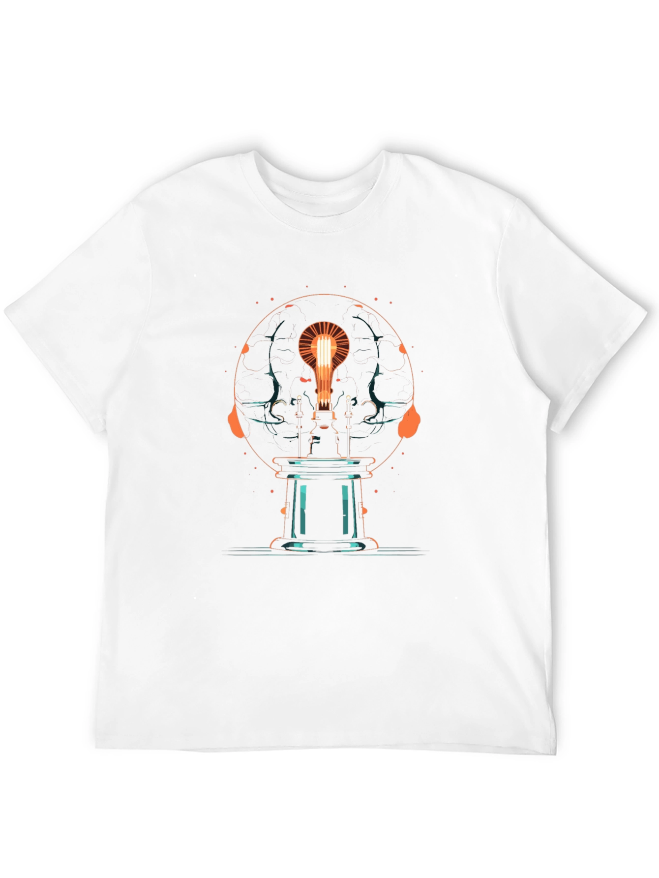 Light Bulb Design T-Shirt